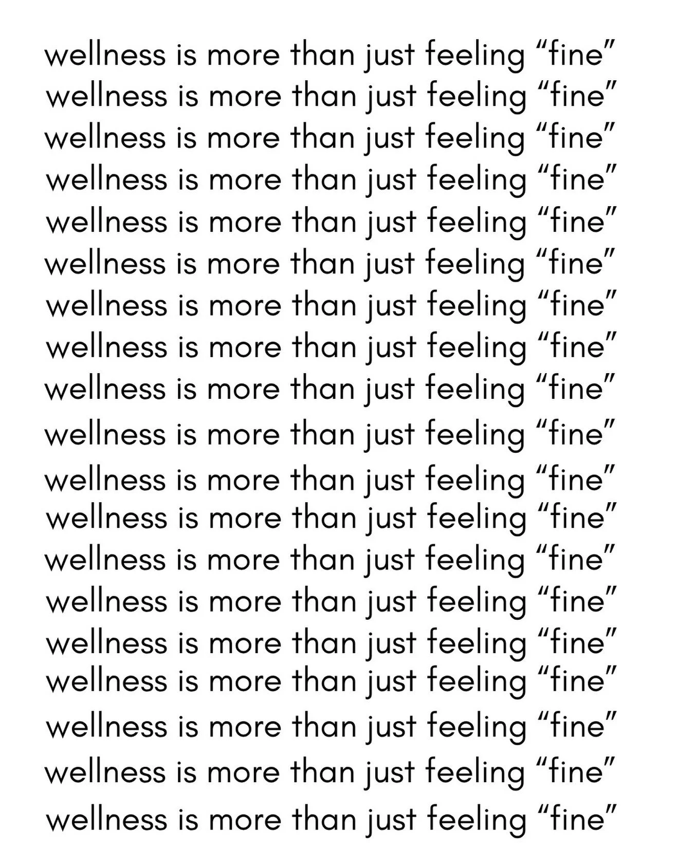 Feeling &ldquo;fine&rdquo; is not the same as feeling your best. 🤍

Wellness is about more than simply getting through the day&mdash;it&rsquo;s about feeling supported, balanced, energized, and connected to your body.

You don&rsquo;t have to wait u