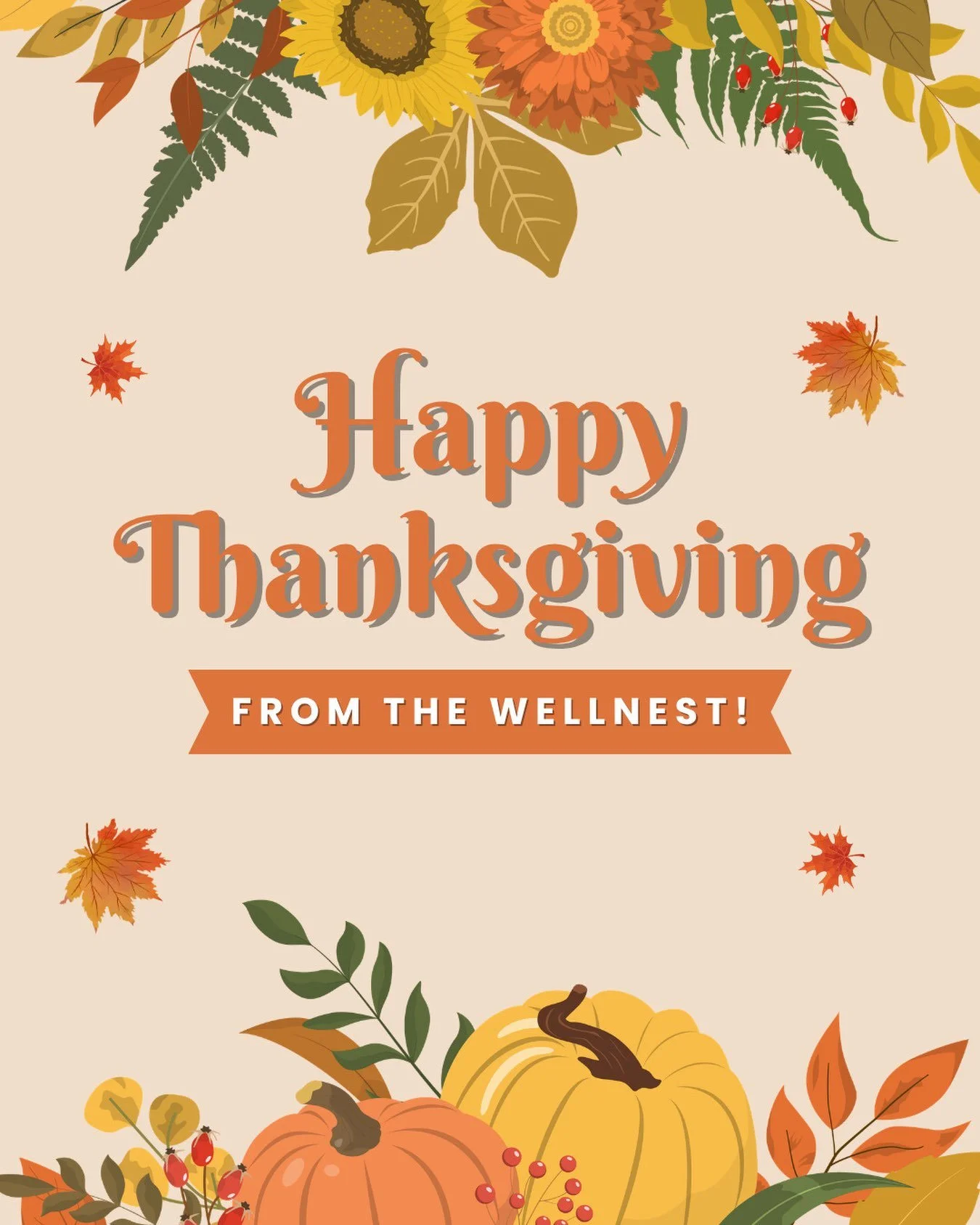Happy Thanksgiving from all of us at The Wellnest Family Clinic! 🤎🍂

This time of year, we&rsquo;re feeling especially grateful for the families, little ones, parents, and individuals who trust us to be part of their wellness journey.

Thank you fo