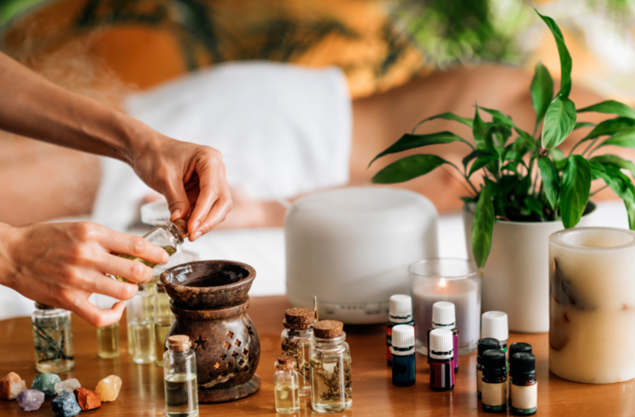 aromatherapy, essential oils, reflexology, massage