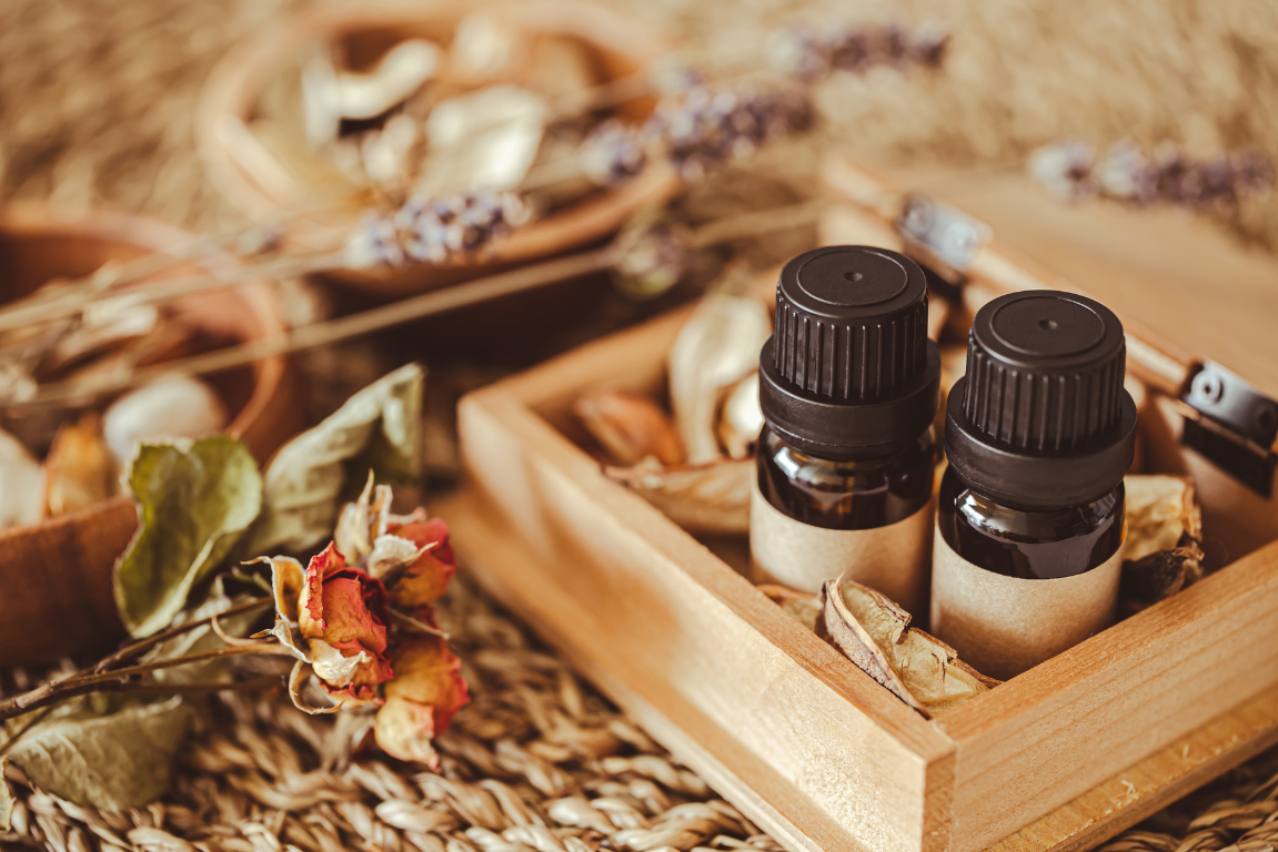 aromatherapy, reflexology, essential oils