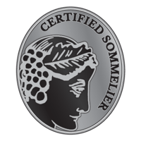 Certified Sommelier pin.