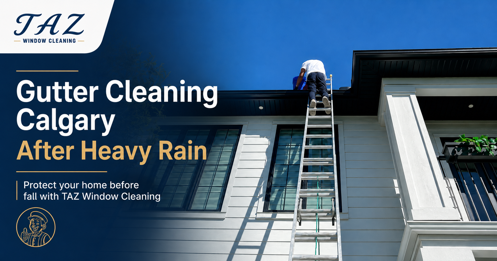 Gutter Cleaning in Calgary After Heavy Rain: Why Homeowners Should Check Their Gutters Before Fall