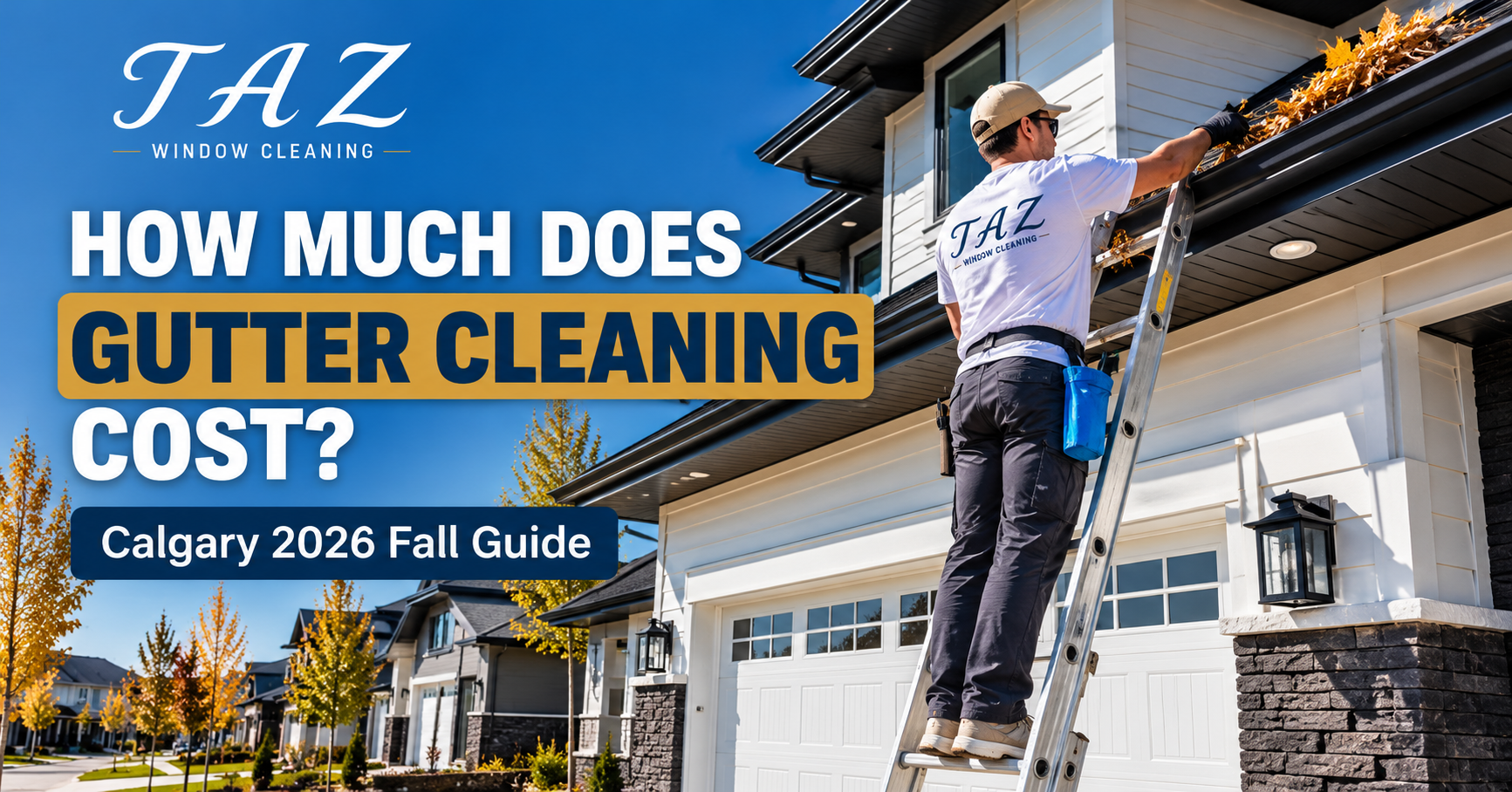 How Much Does Gutter Cleaning Cost in Calgary? 2026 Fall Guide