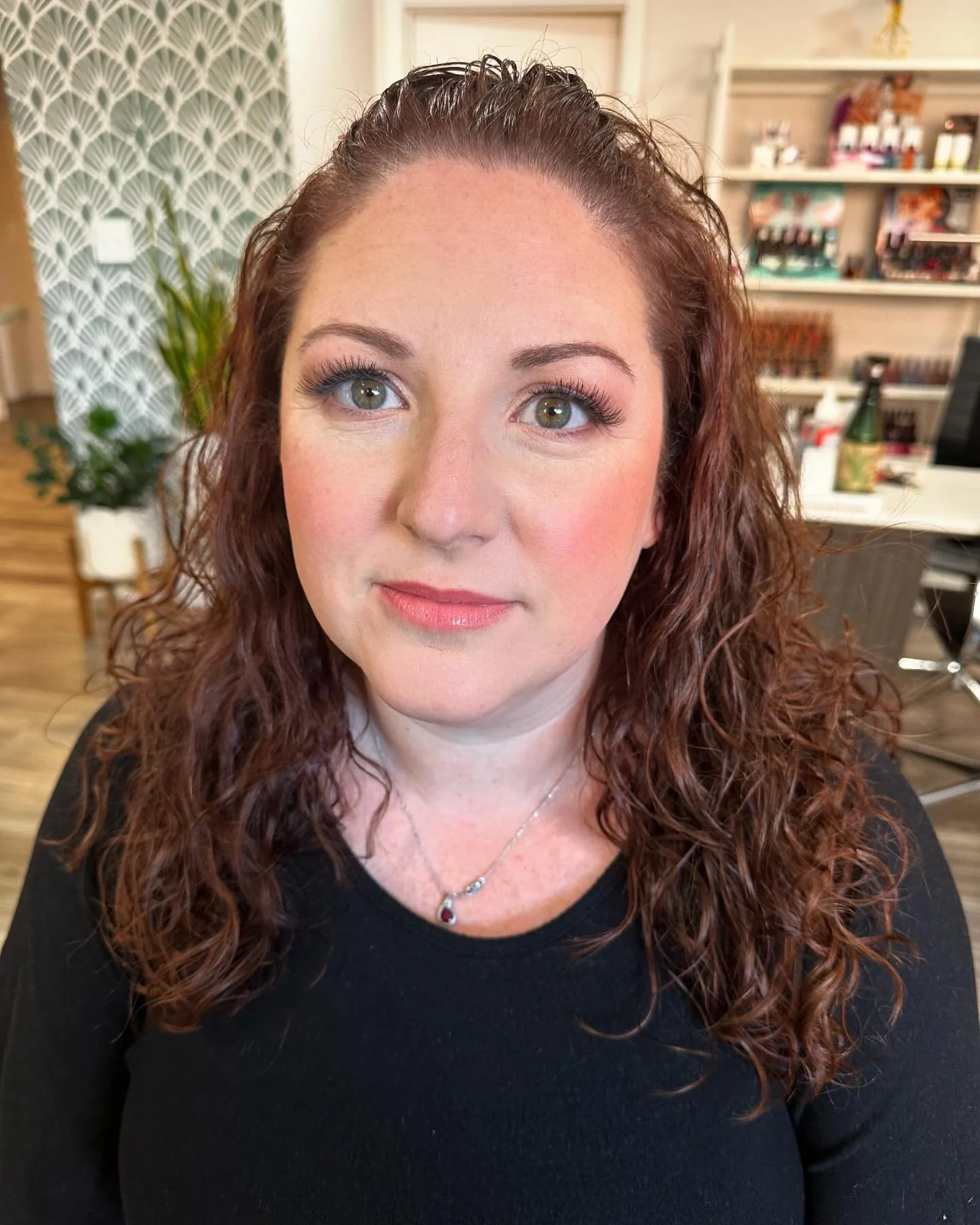 Headshot makeup from this past weekend on my beautiful friend @katpaws18 at @sandandsolenailbar 💄

#makeupartist #nhmakeupartist #makeup #professionalheadshots #headshot
