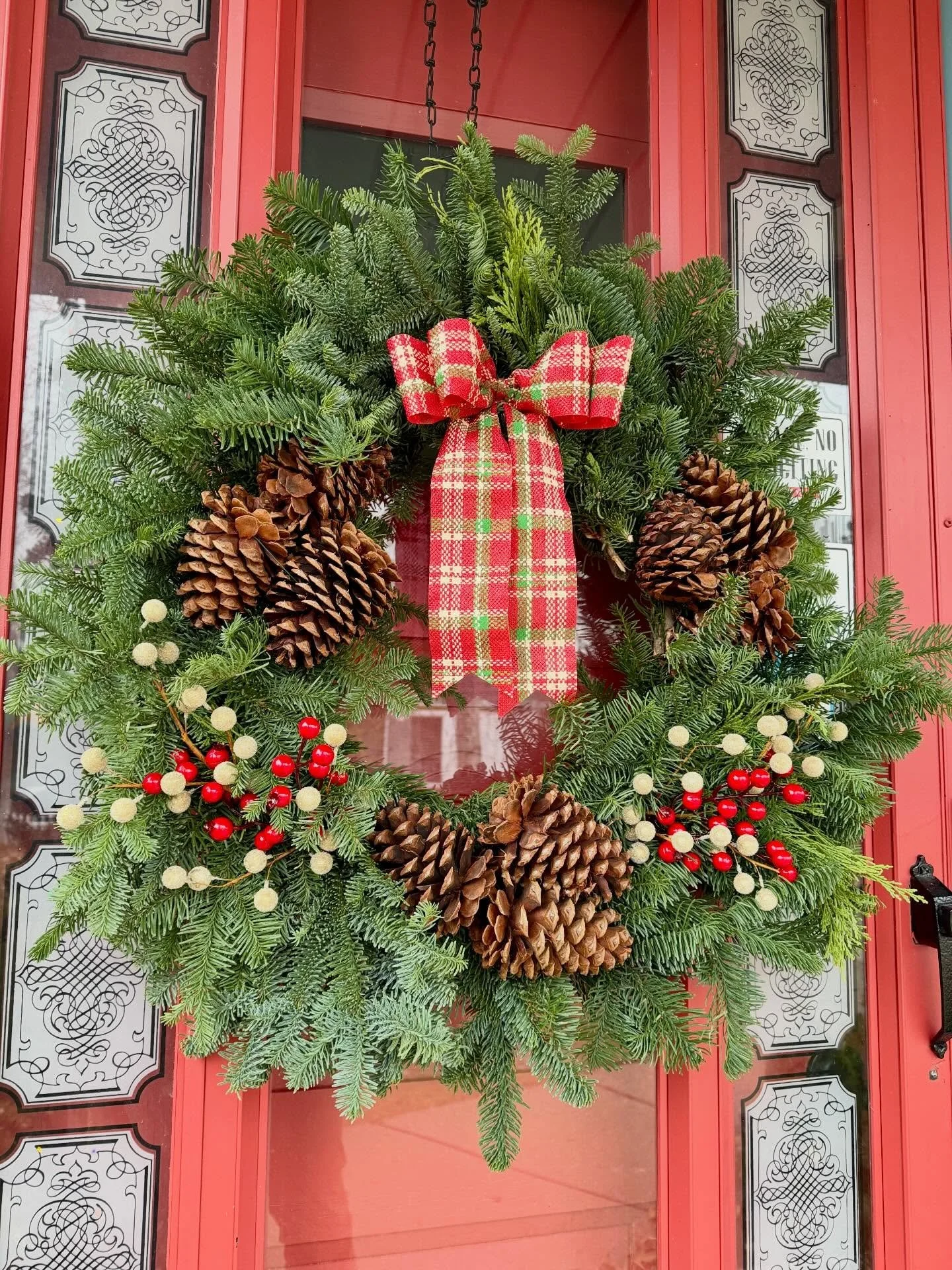 special order bow/porch pot accents
