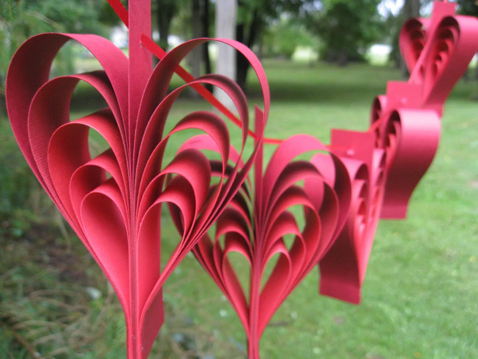 WORKSHOP mini: Paper Heart Garland