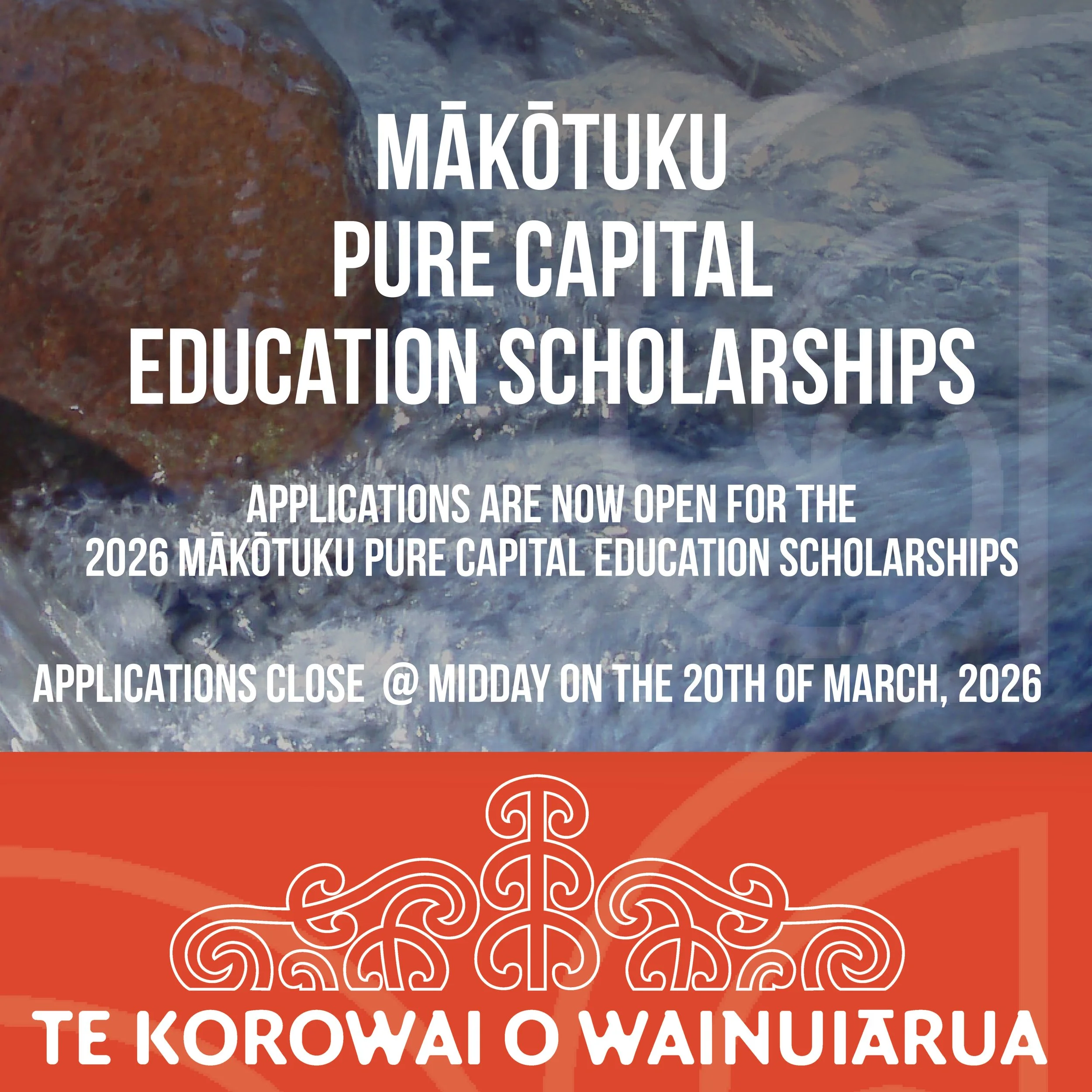Mākōtuku Pure Capital Education Scholarships