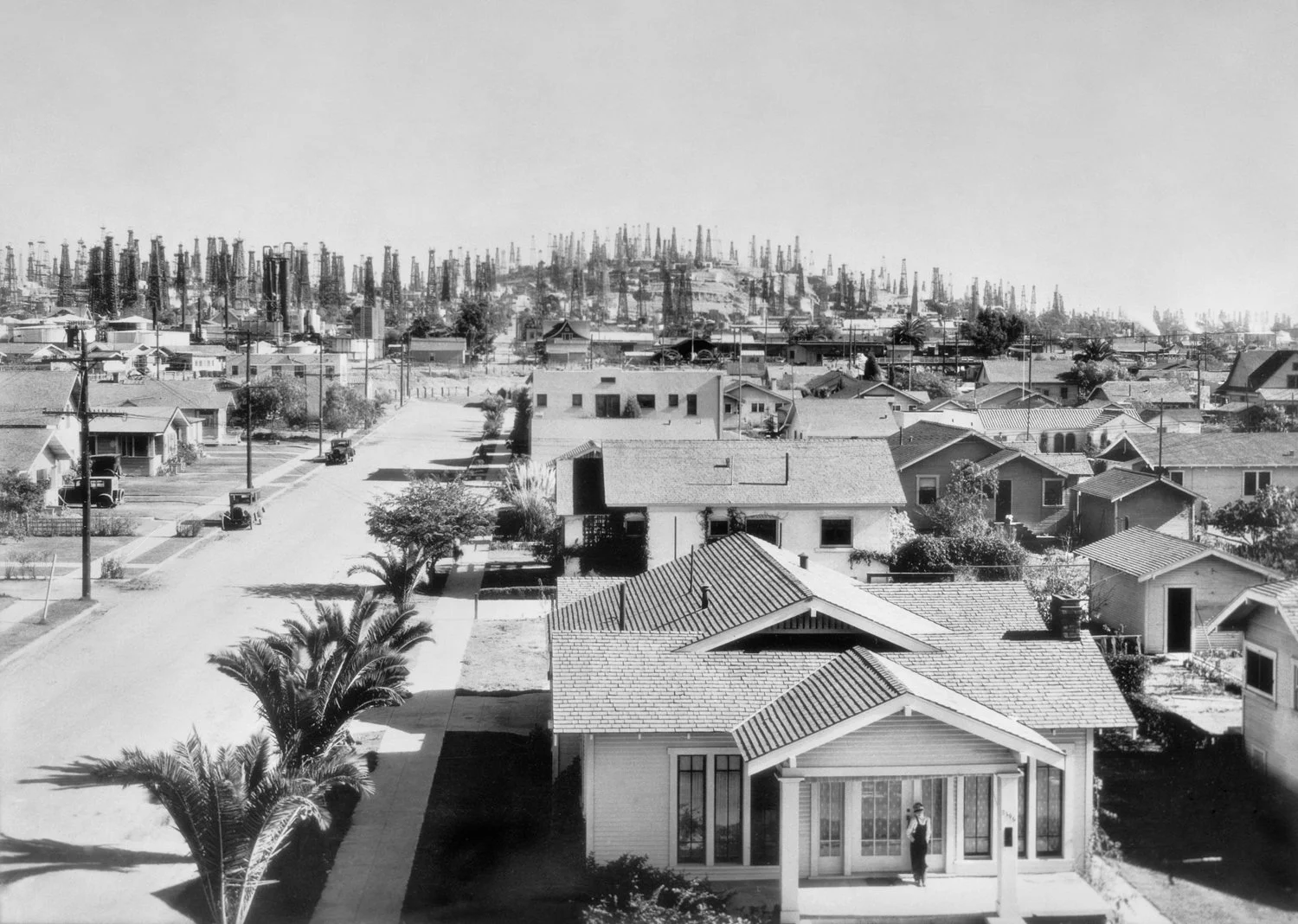 Houses at Signal Hill, Los Angeles, California, 1926