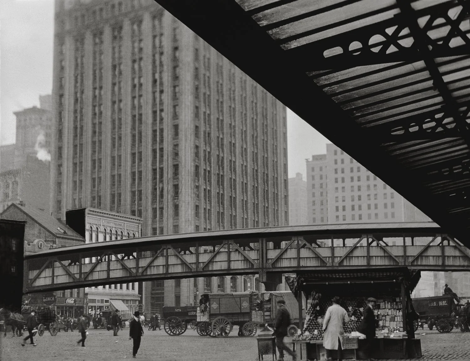 In the West Street District, New York City, 1921