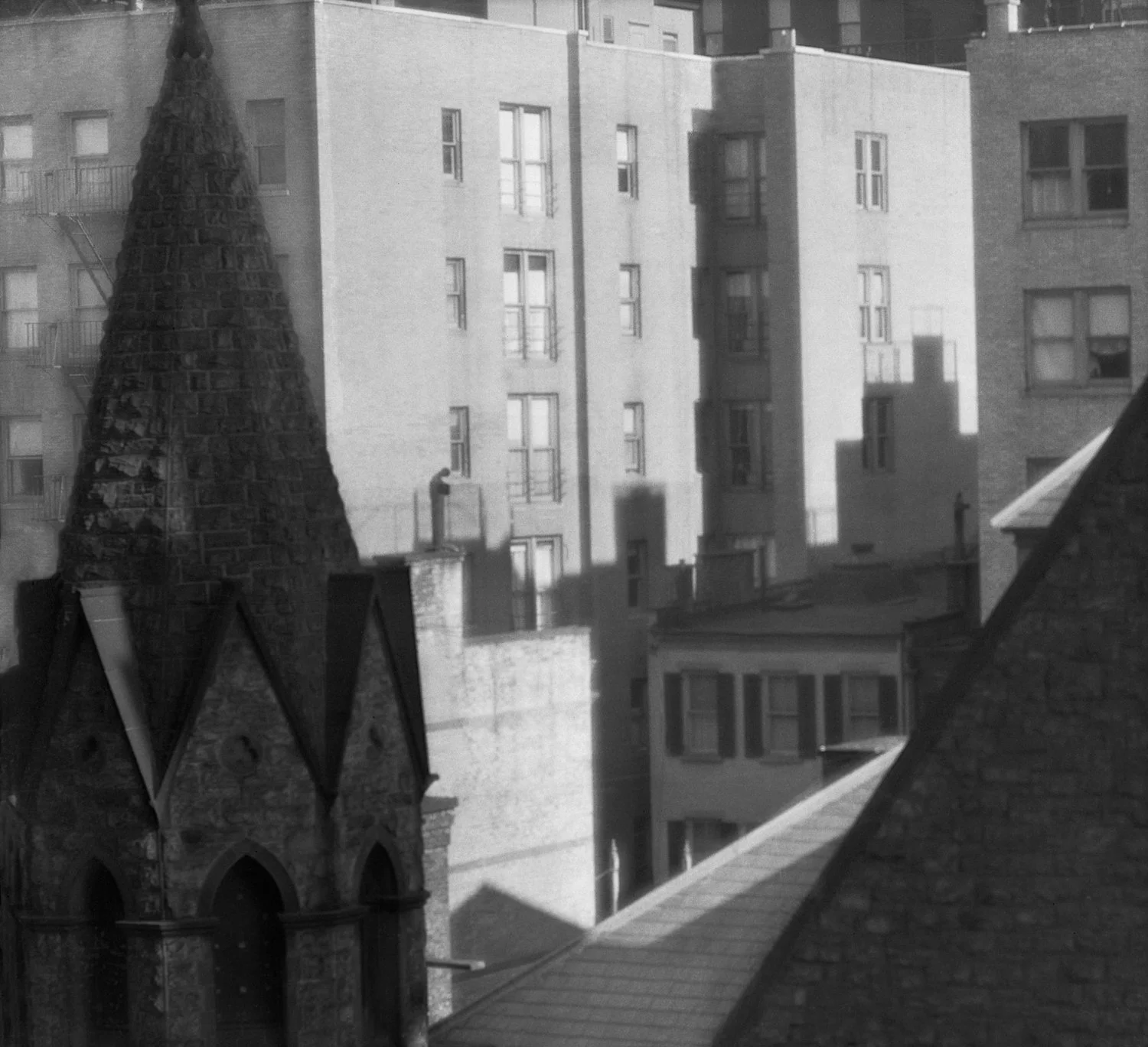 Rooftops, Apartments, New York City (View from E. O. Hoppé's studio on West 57th Street), 1921