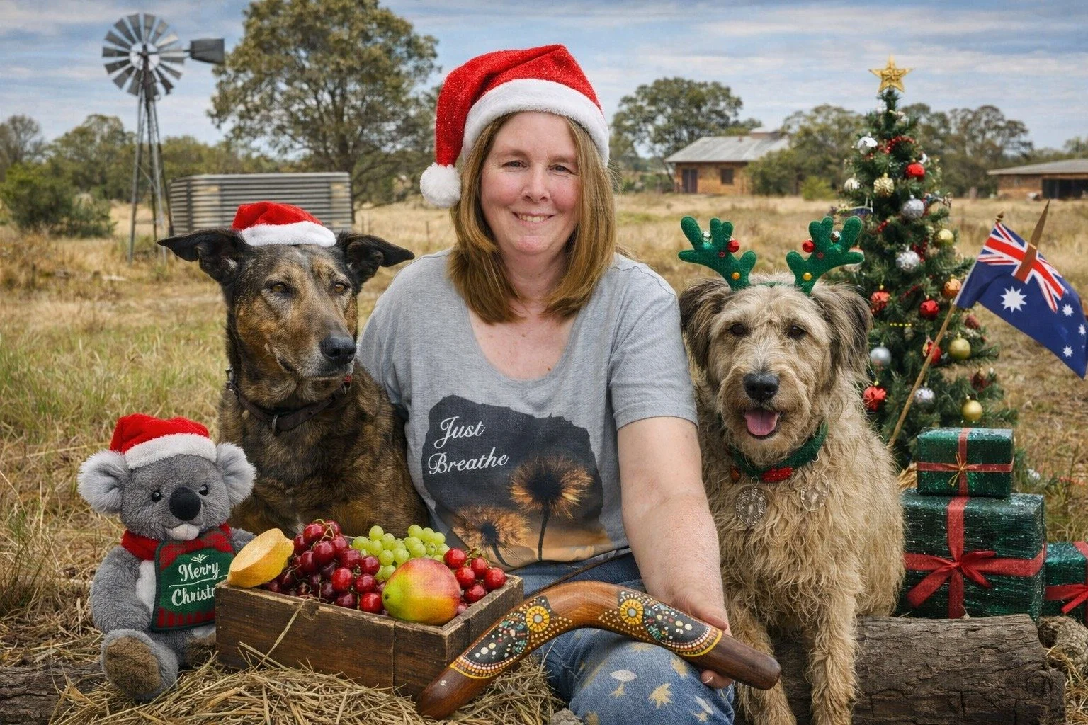 I wish everyone the most amazing Christmas and New Year.

I decided to try the viral AI Christmas creation image and I think good ole ChatGPT did pretty well. Sorsha looks a bit weird in the body and ofcourse that is not my house and windmill in the 