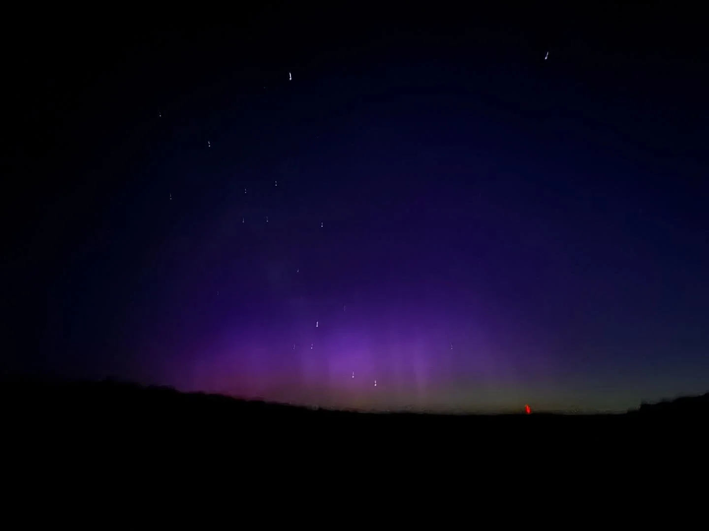 Aurora across the paddock right now stunning.

Busselton Western Australia