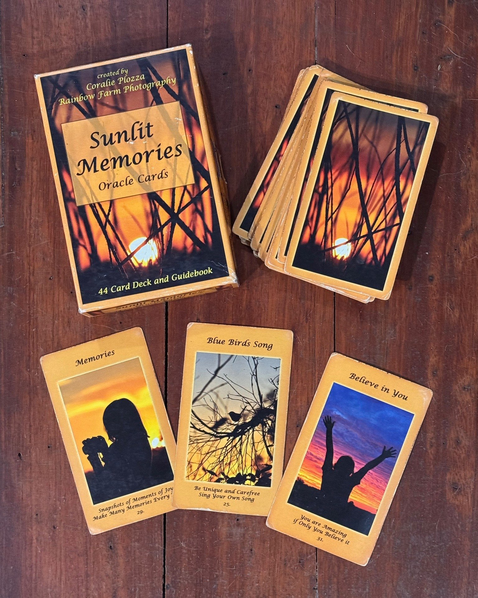 Thank you to every one that wished me a Happy Birthday yesterday I had a great day with family and friends and put off my own birthday oracle card reading until now.

I just love my Sunlit memories oracle cards and I do second guess my own abilities 
