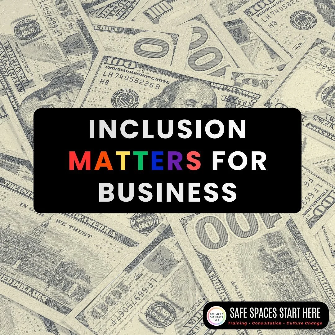 Why Inclusion Matters for Businesses

Inclusive spaces aren&rsquo;t just good values, they create safer environments, stronger connections, and thriving businesses. When people feel welcome and respected, they stay longer, return often, and bring oth