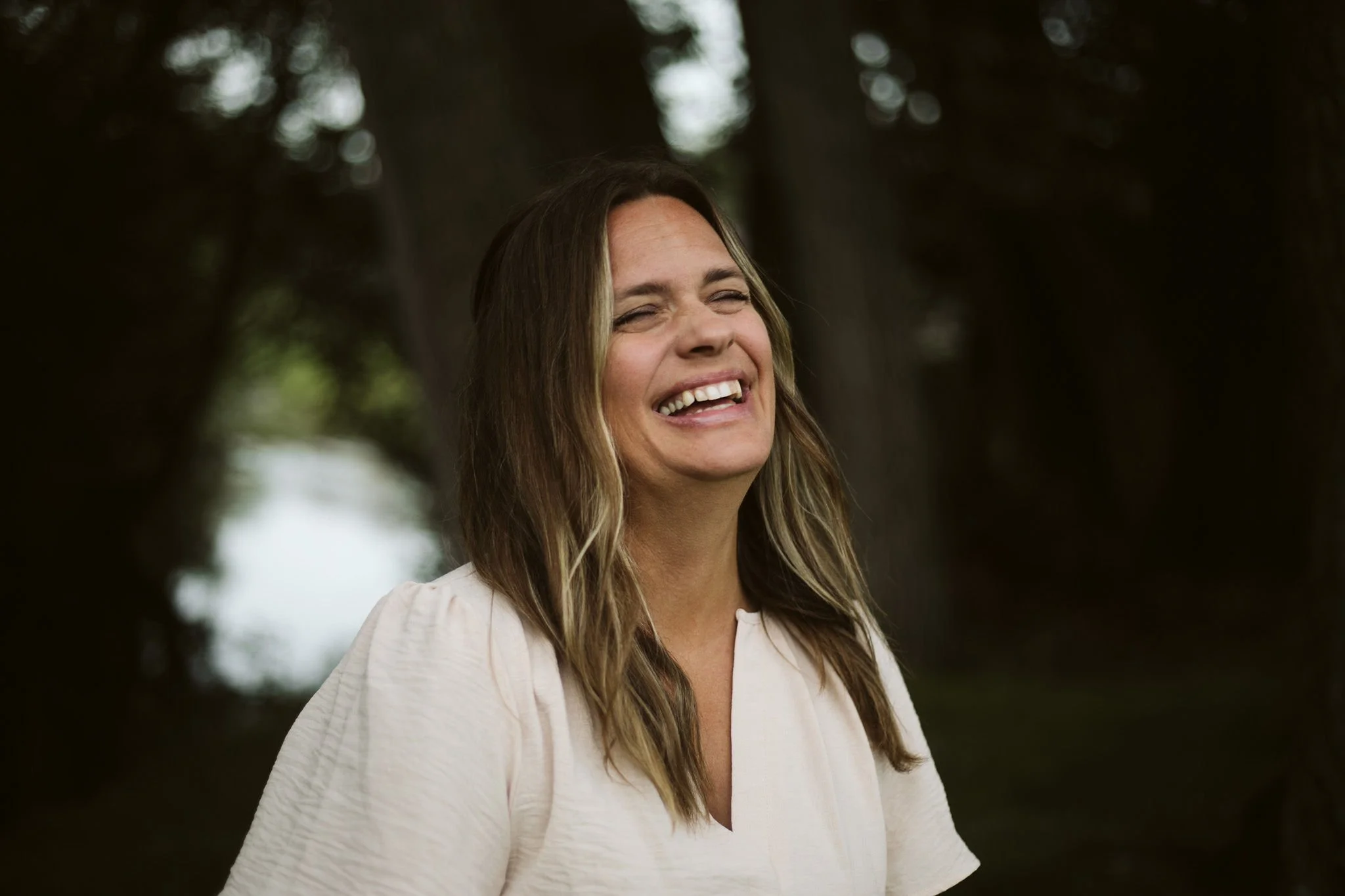 Tera Lind smiling outdoors