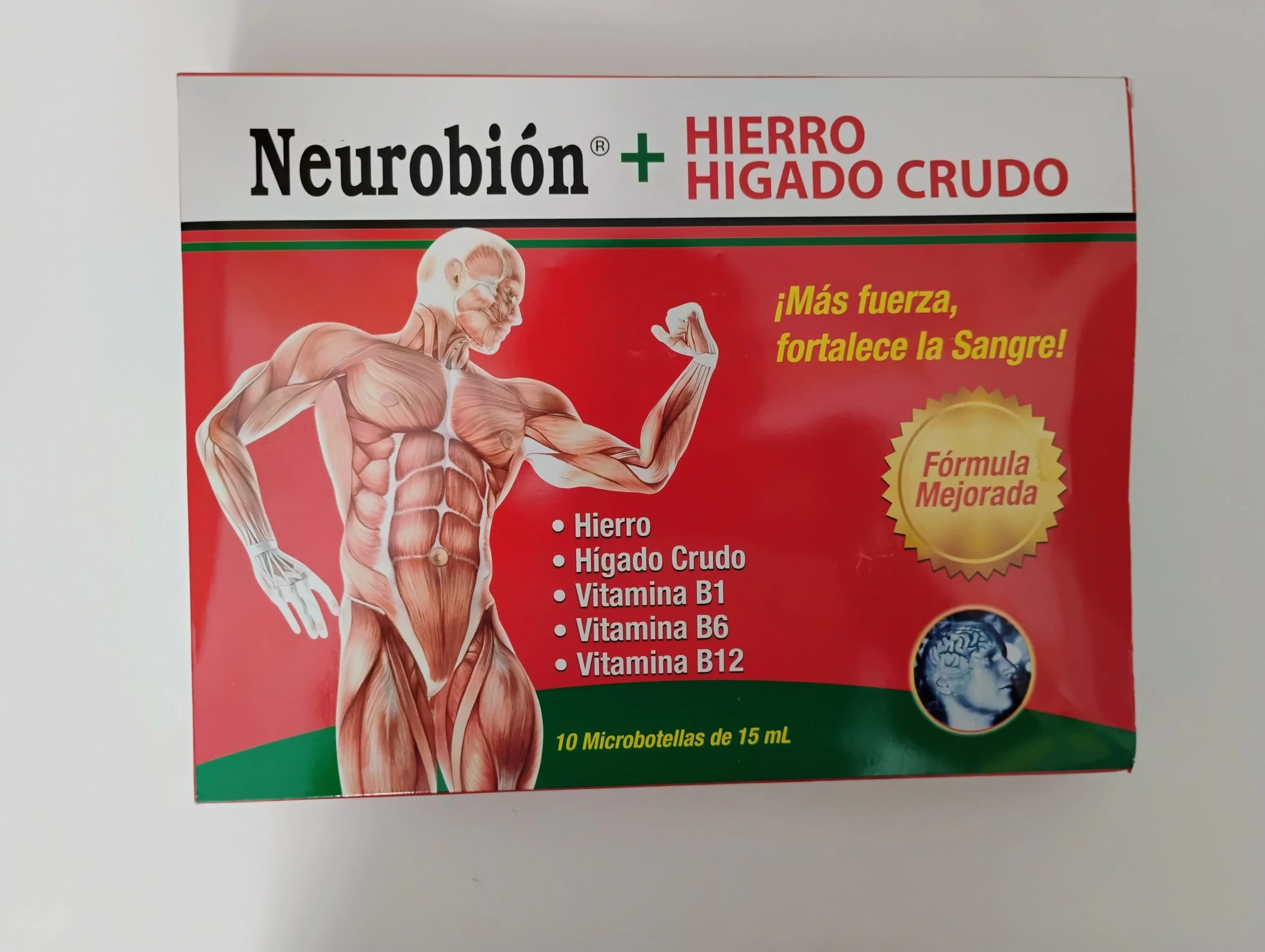 Neurobion con hígado grudo