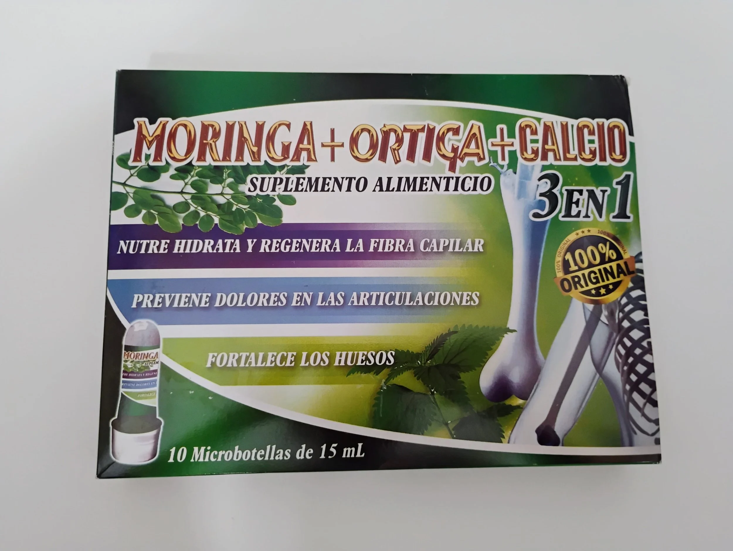 Moringa , Ortiga, Calcio