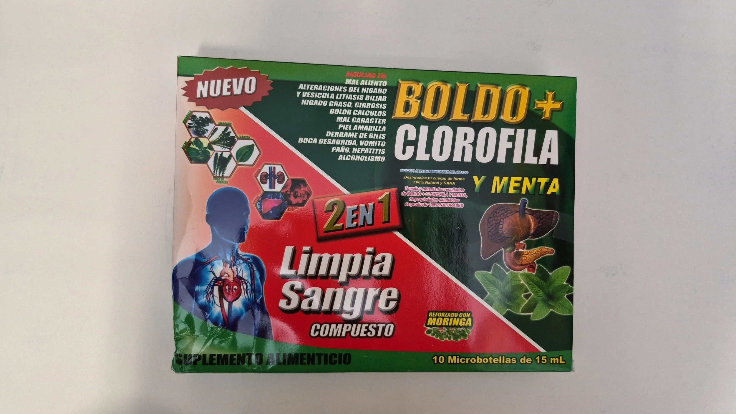 Boldo Clorofila,  Limpia Sangre