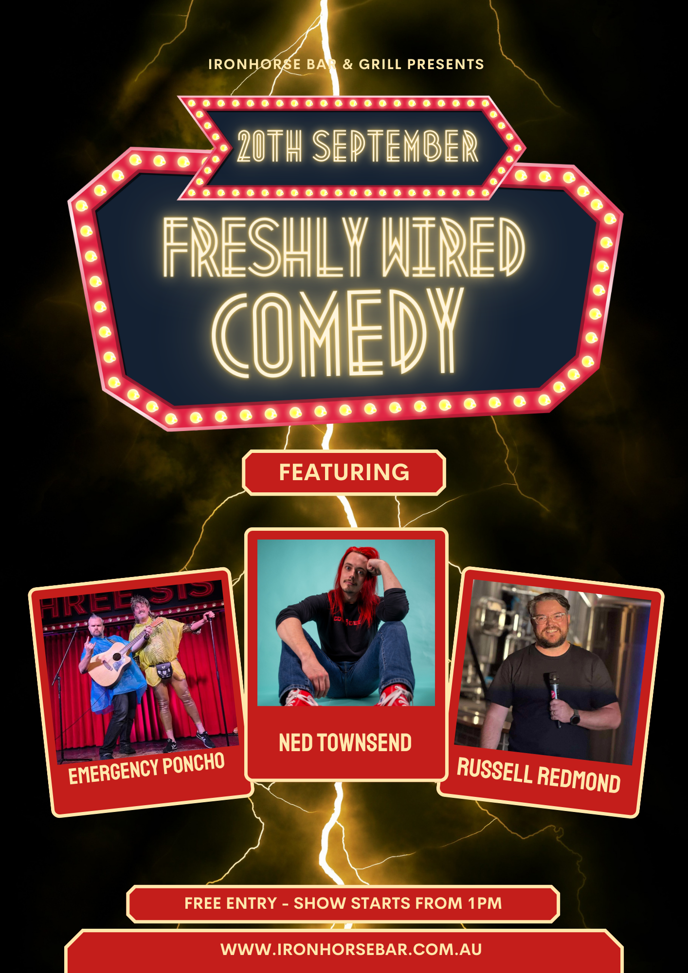 Power Surge - Freshly Wired Comedy