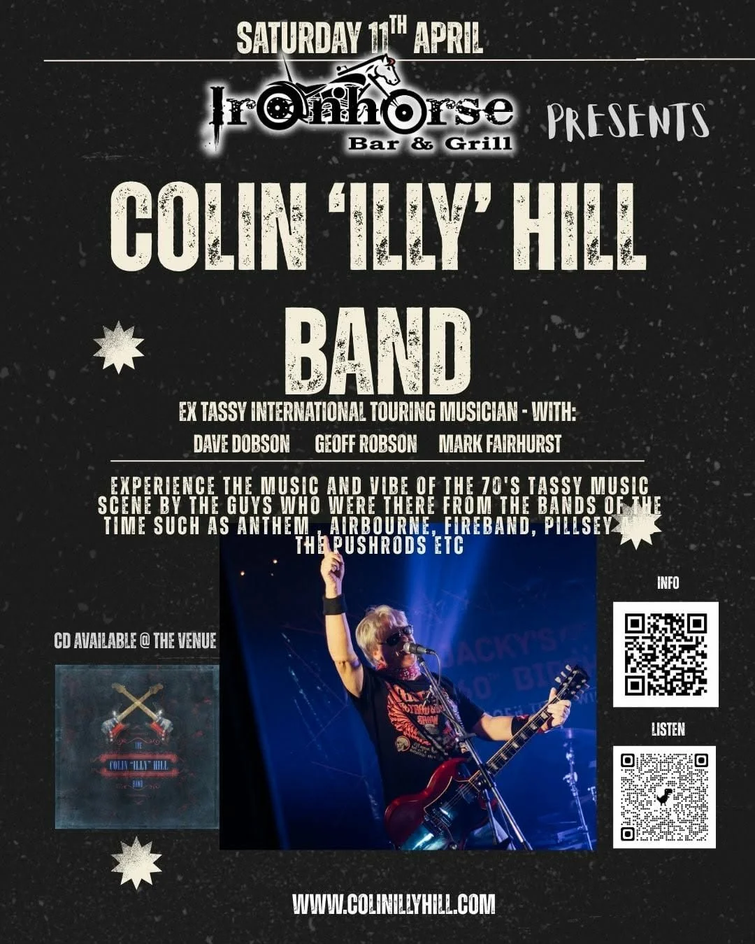 Live at the Iron Horse – Colin “Illy” Hill Band