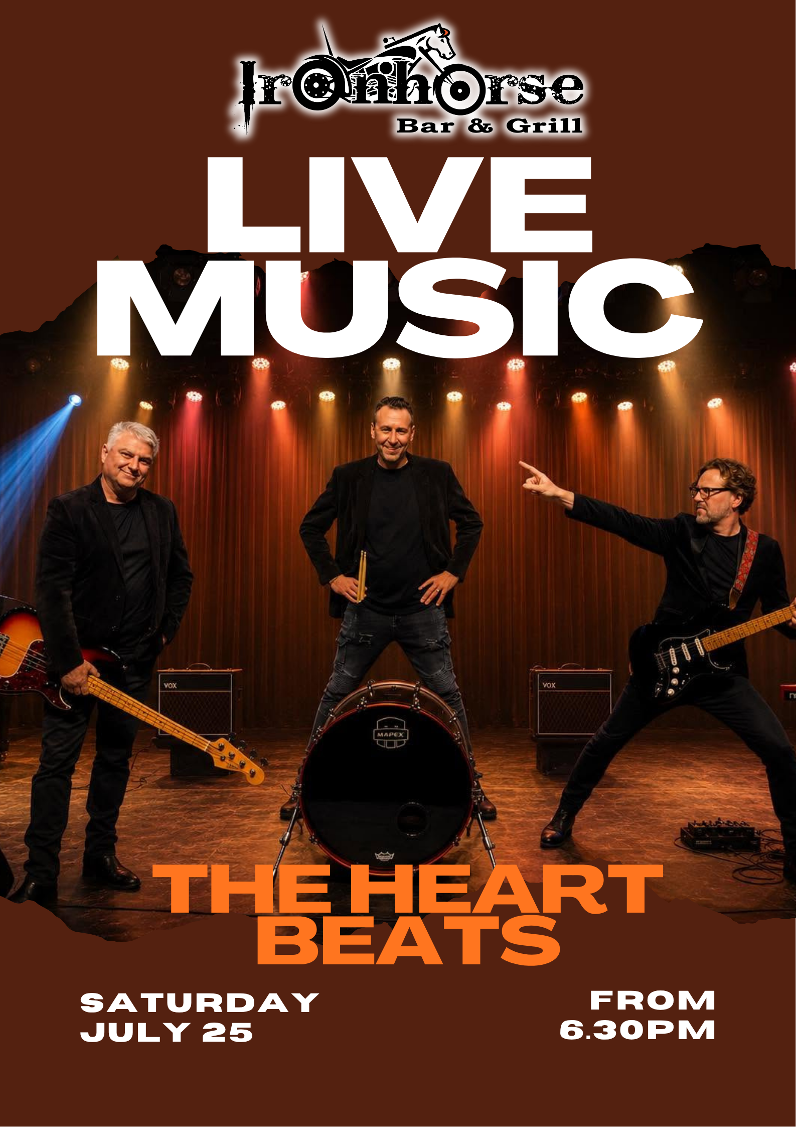 LIVE MUSIC - The heat beats 