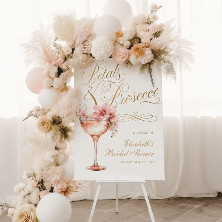 Wooden Easel with Customized Poster