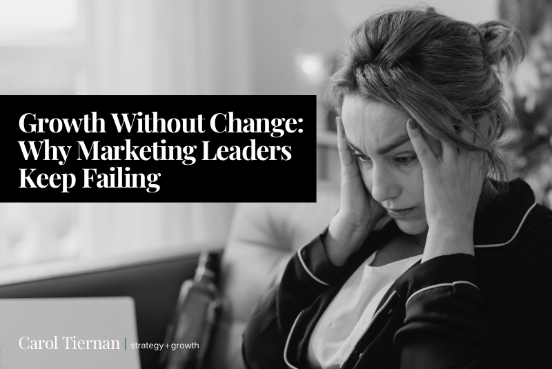 No growth without change