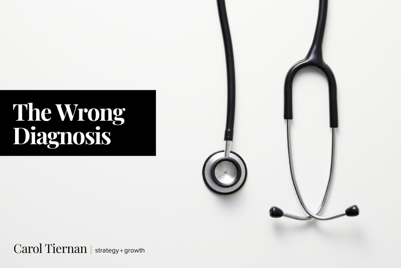 The wrong diagnosis