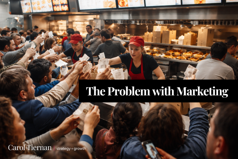 The problem with marketing