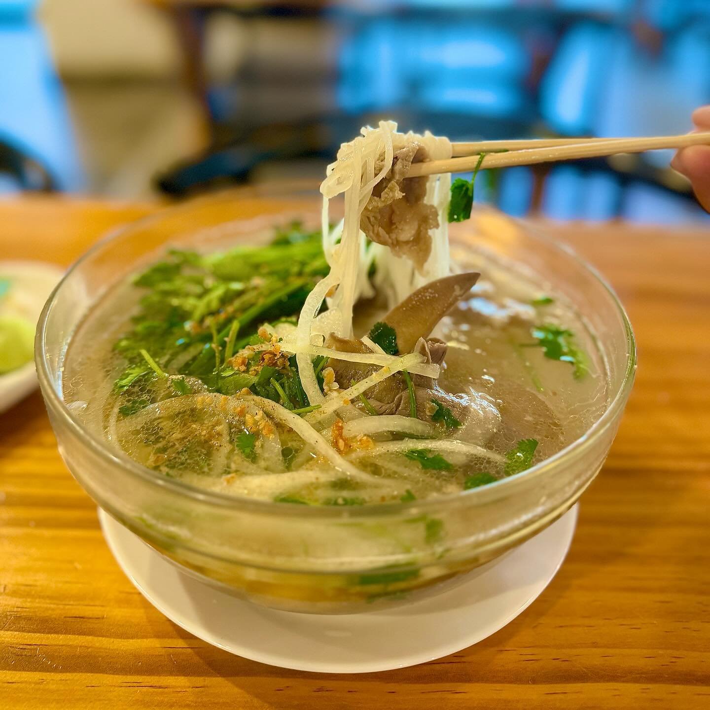Hu Tieu Nam Vang is a Vietnamese-Cambodian dish, a noodle soup made with clear broth, pork, shrimp, liver slices, and various toppings. It&rsquo;s a delightful combination of flavours and textures! Mama Baoguette hails from Kon Tum - a province locat