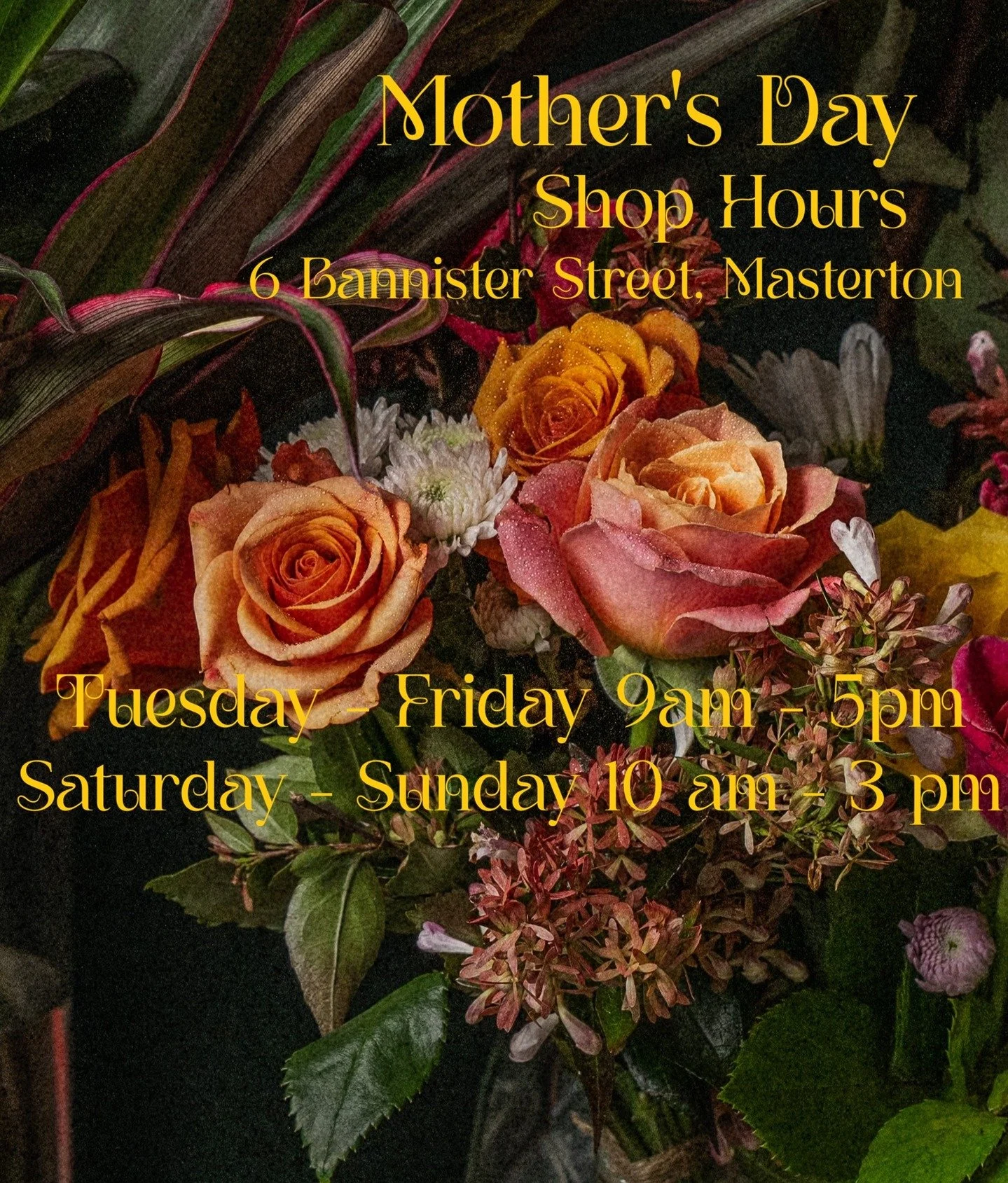 Mother's Day is quickly approaching, it's this Sunday.

I will be open until 3 or until I sell out.
First in, first served.

📸@walrus__photo