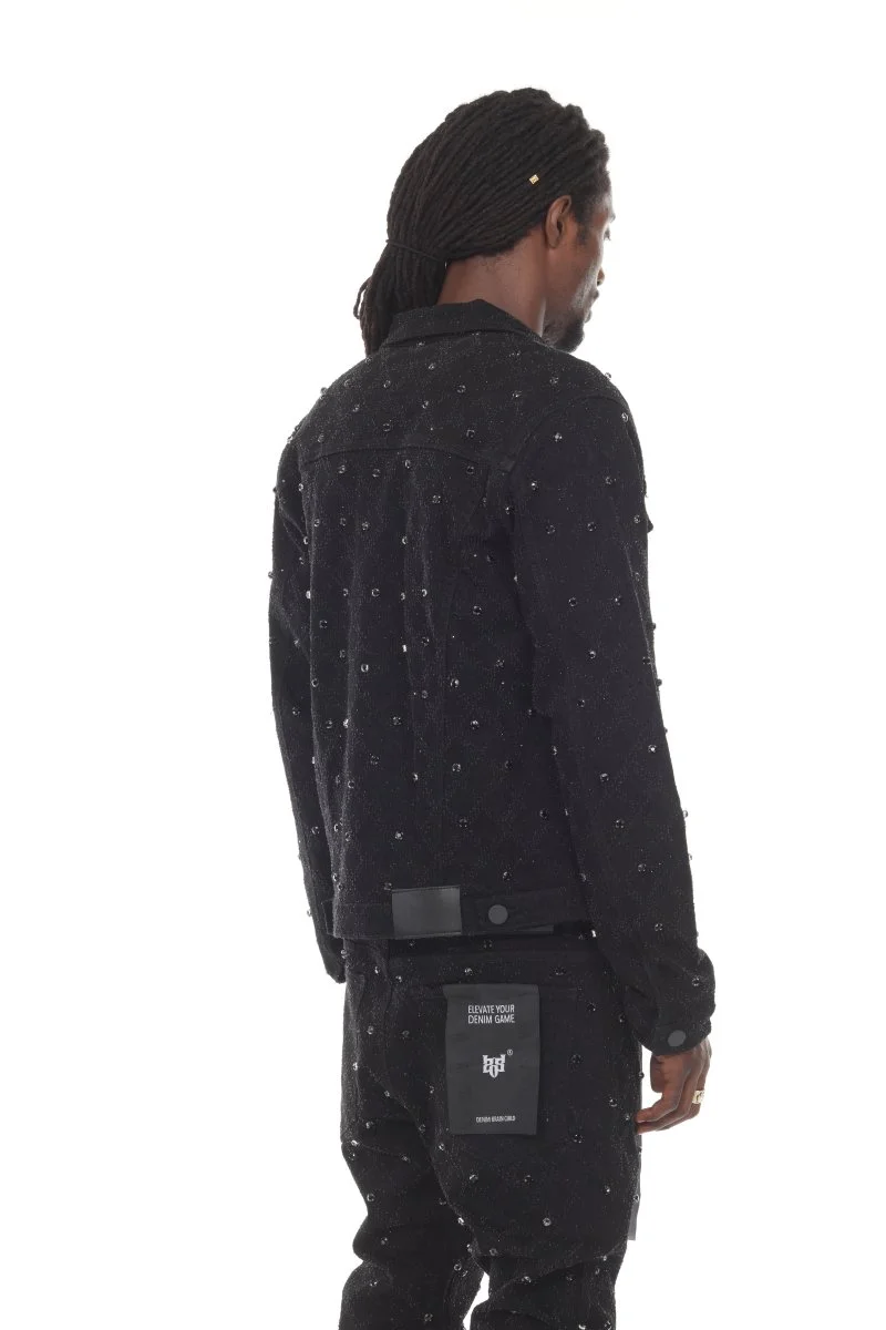 Black Rhinestone Jacket — STYLO LOS ANGELES