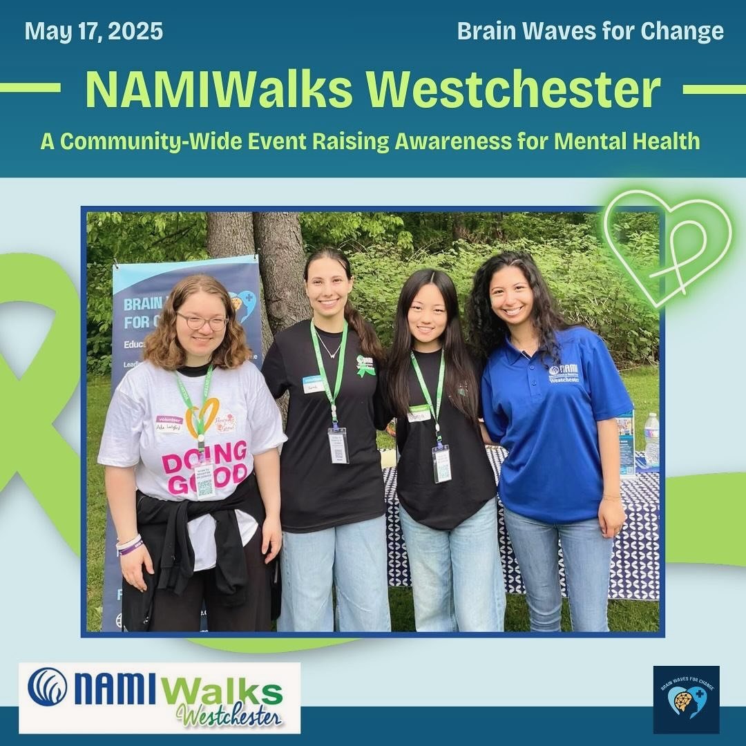 🏃‍♀️‍➡️ What a day at NAMIWalks! We spent the morning walking for mental health awareness, sharing resources, and connecting with our community. We’re proud to bring youth voices to the mental health conversation and believe it’s