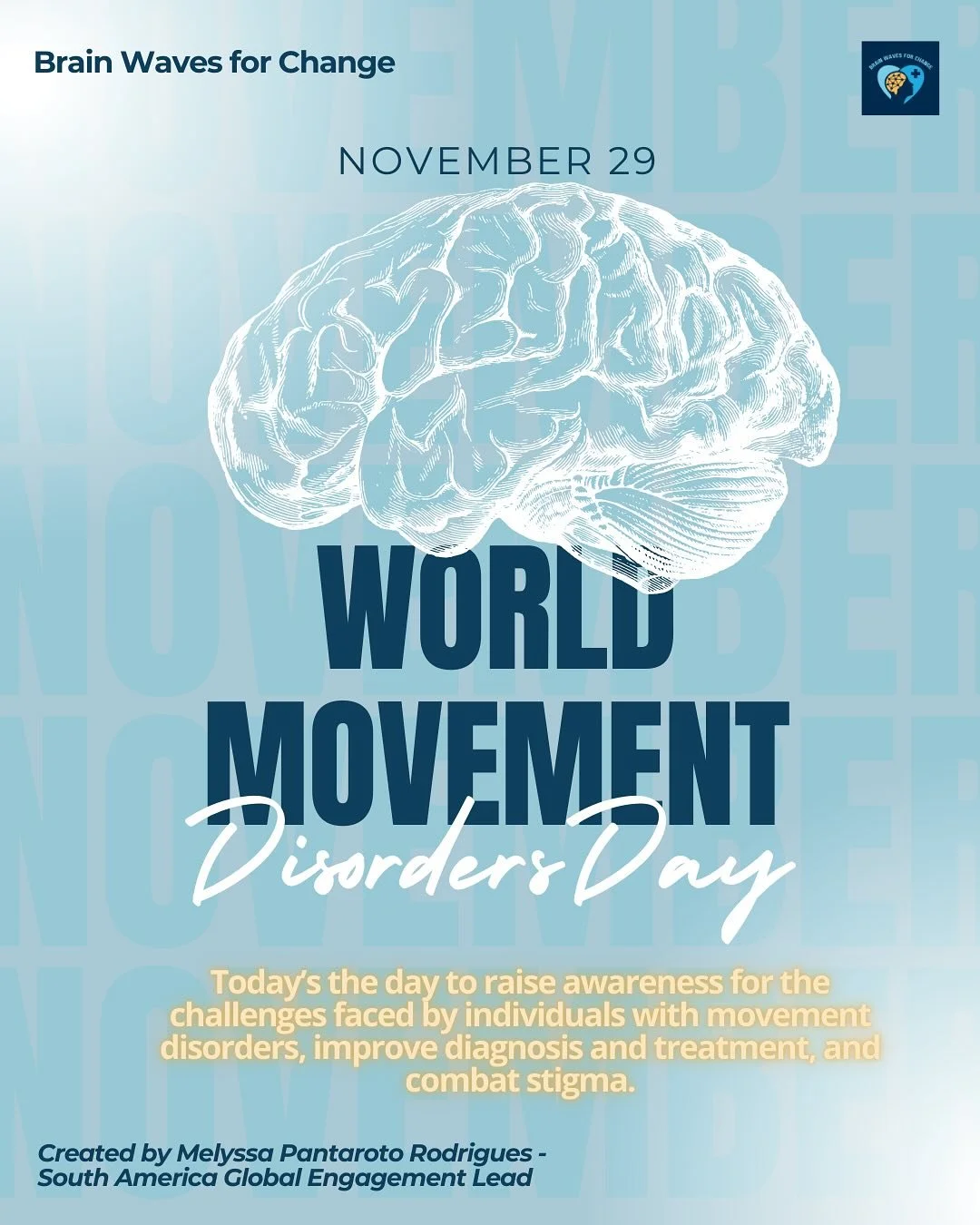 🌟 Today is World Movement Disorders Day- a moment to recognize the millions of individuals living with conditions such as Parkinson&rsquo;s disease, dystonia, essential tremor, Tourette syndrome, and other neurologic disorders that affect mobility a