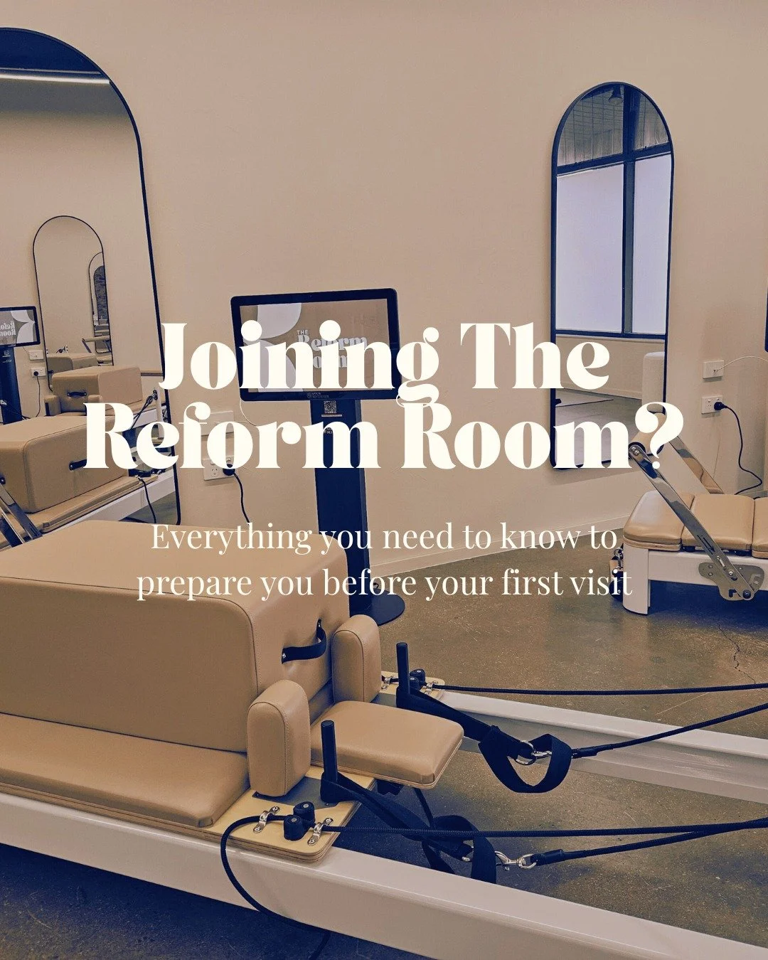 Joining The Reform Room for the first time? 

We don't want you feeling confused or stressed so we've put together your go-to guide to help make your first session easy, calm and welcoming. 

We want to make sure your feeling confident and prepared. 