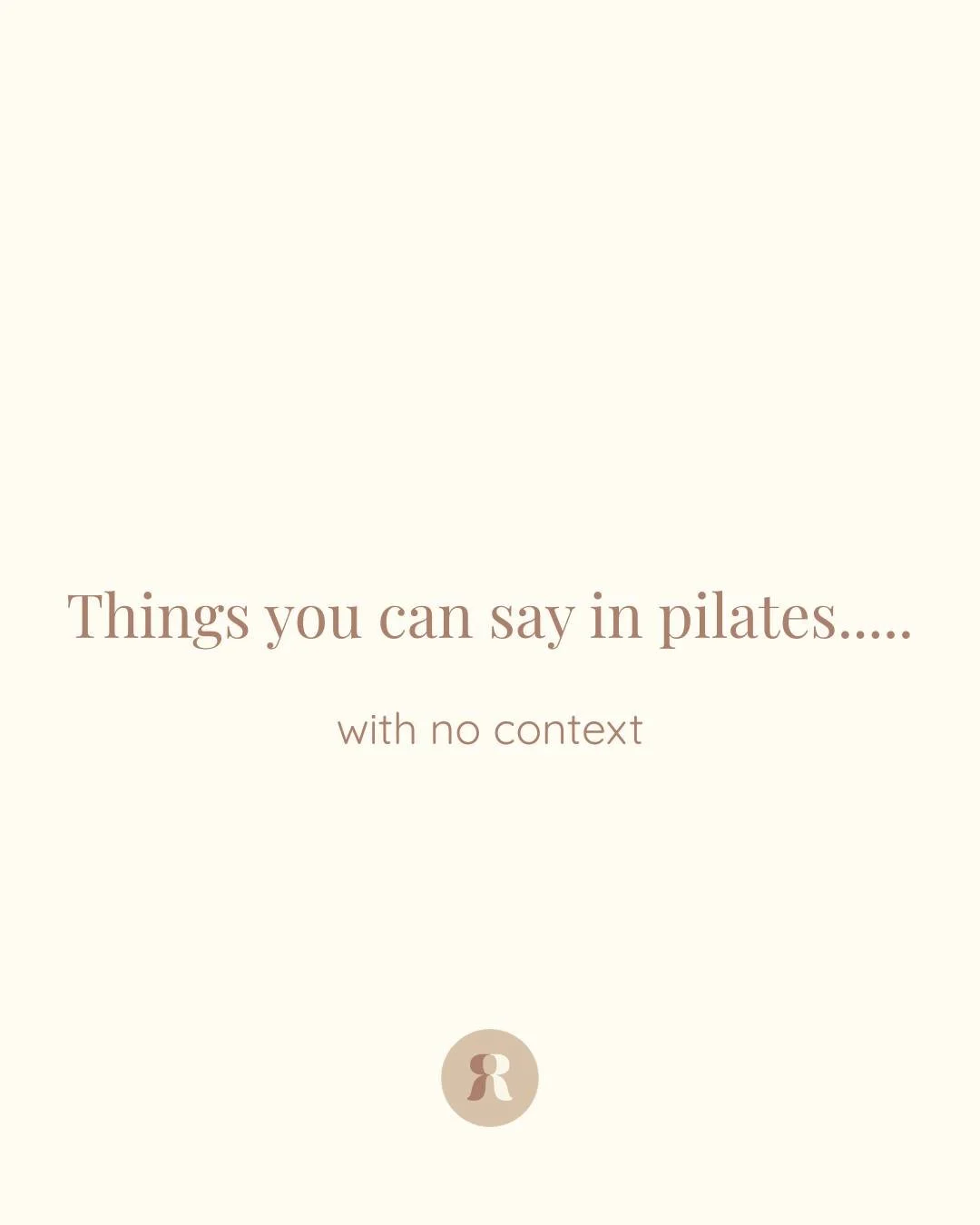 Don't pretend you haven't thought it....

#pilatesadelaide #ondemandpilates #reformerpilates