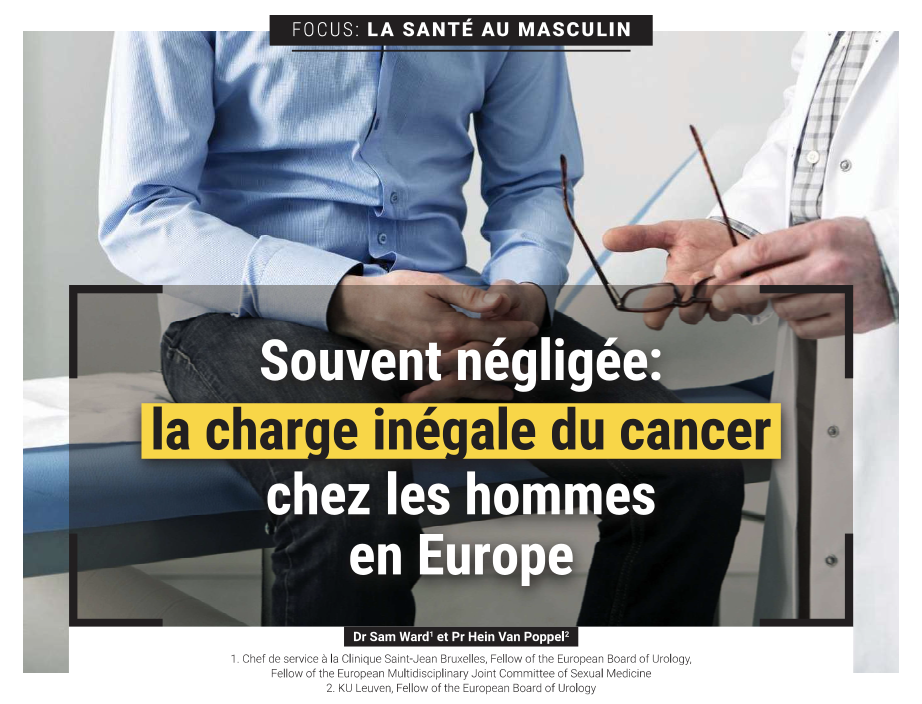 Souvent négligée: la charge inégale du cancer chez les hommes en europe