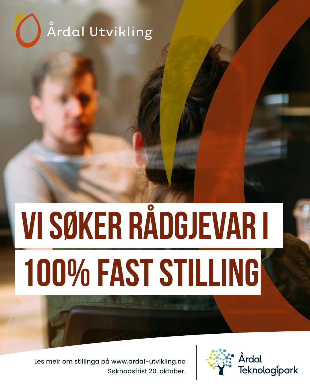 Ledig stilling som rådgjevar i Årdal Utvikling