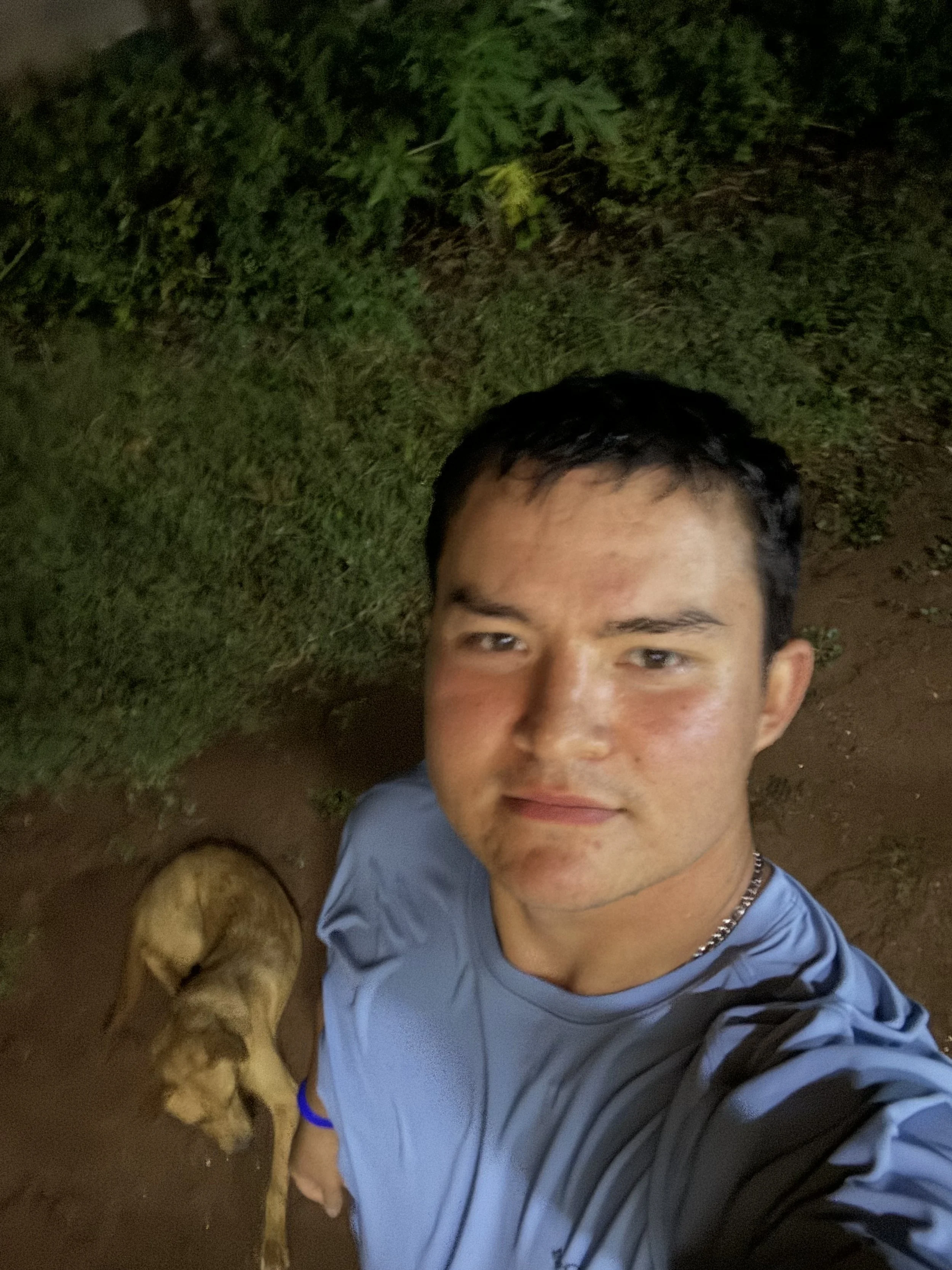  Soaked after a bike ride home in the rain 