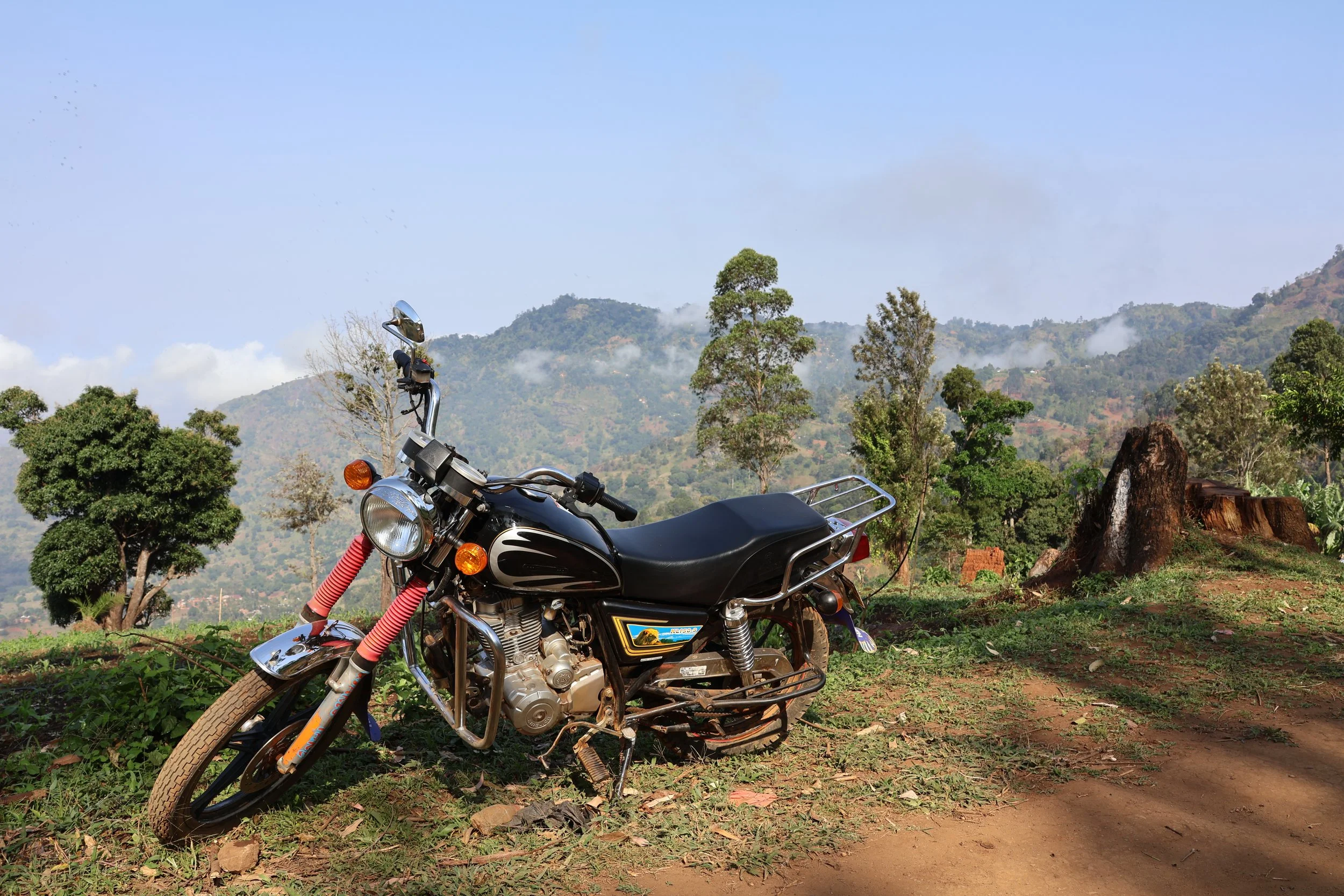  The roads on Mashindei a re only navigable by motorcycle 