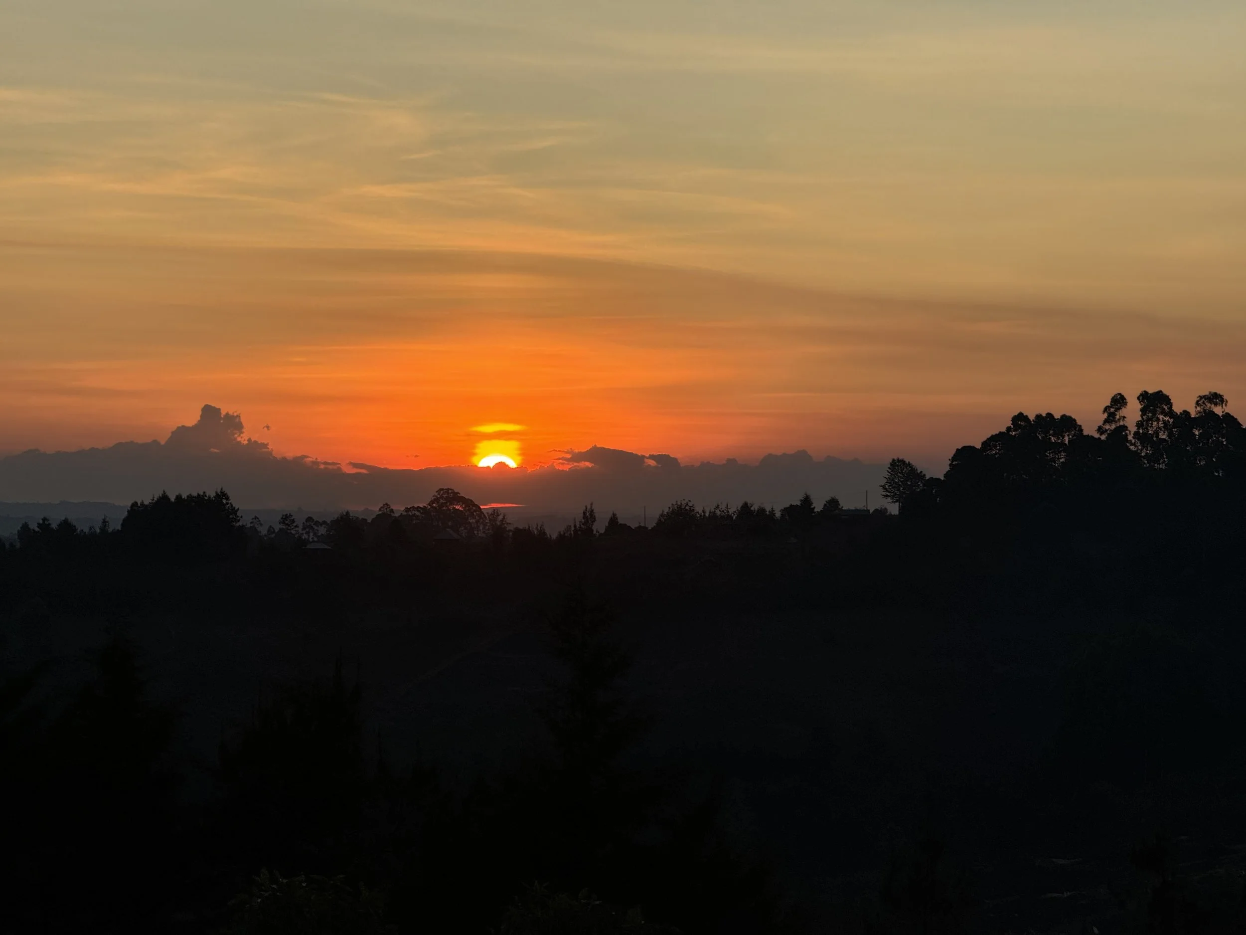 Sunset over the souther highlands of Tanzania 