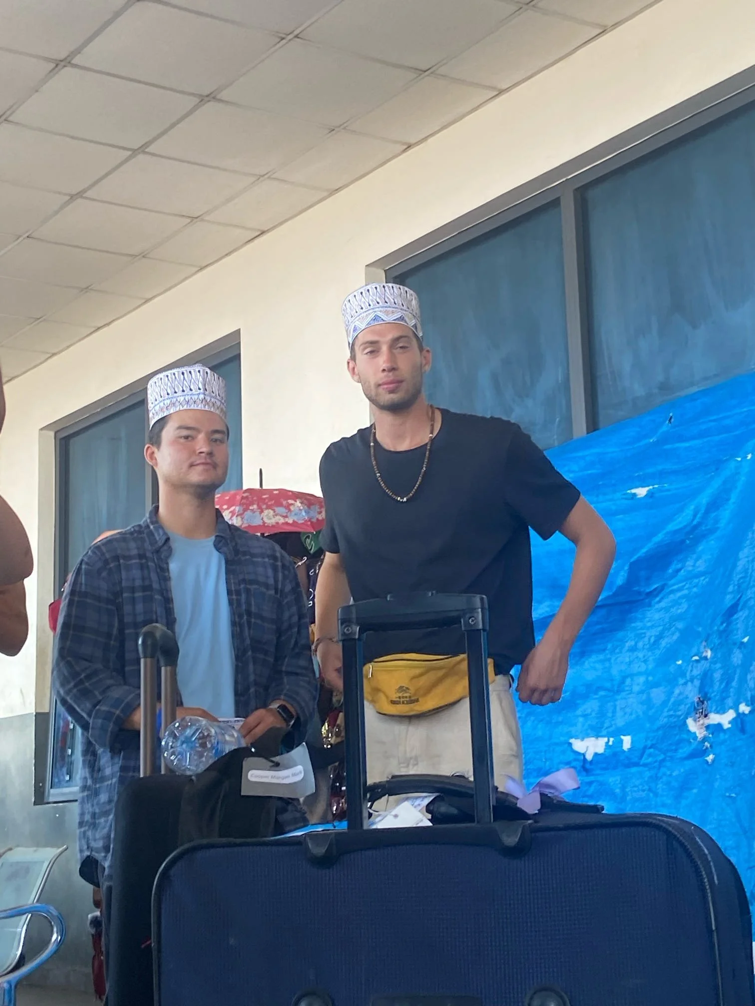  New hats, Mashallah 