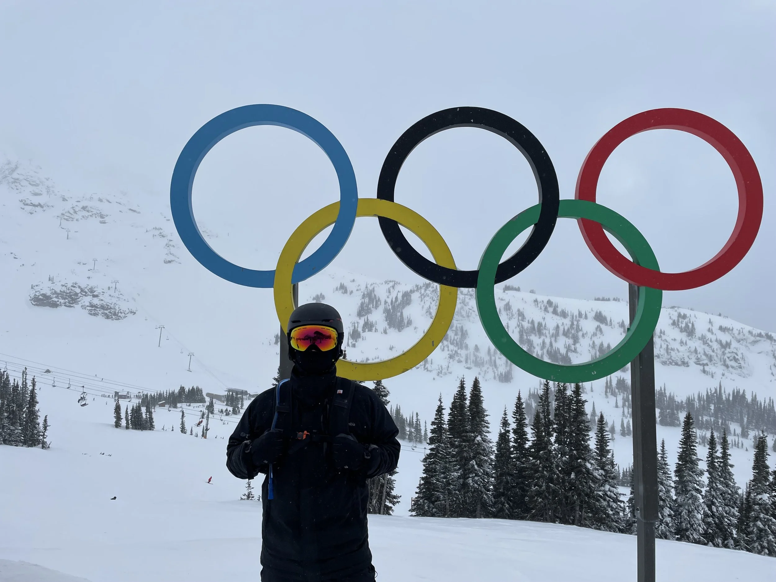  At the Whistler-Blackcomb Olympic summit 