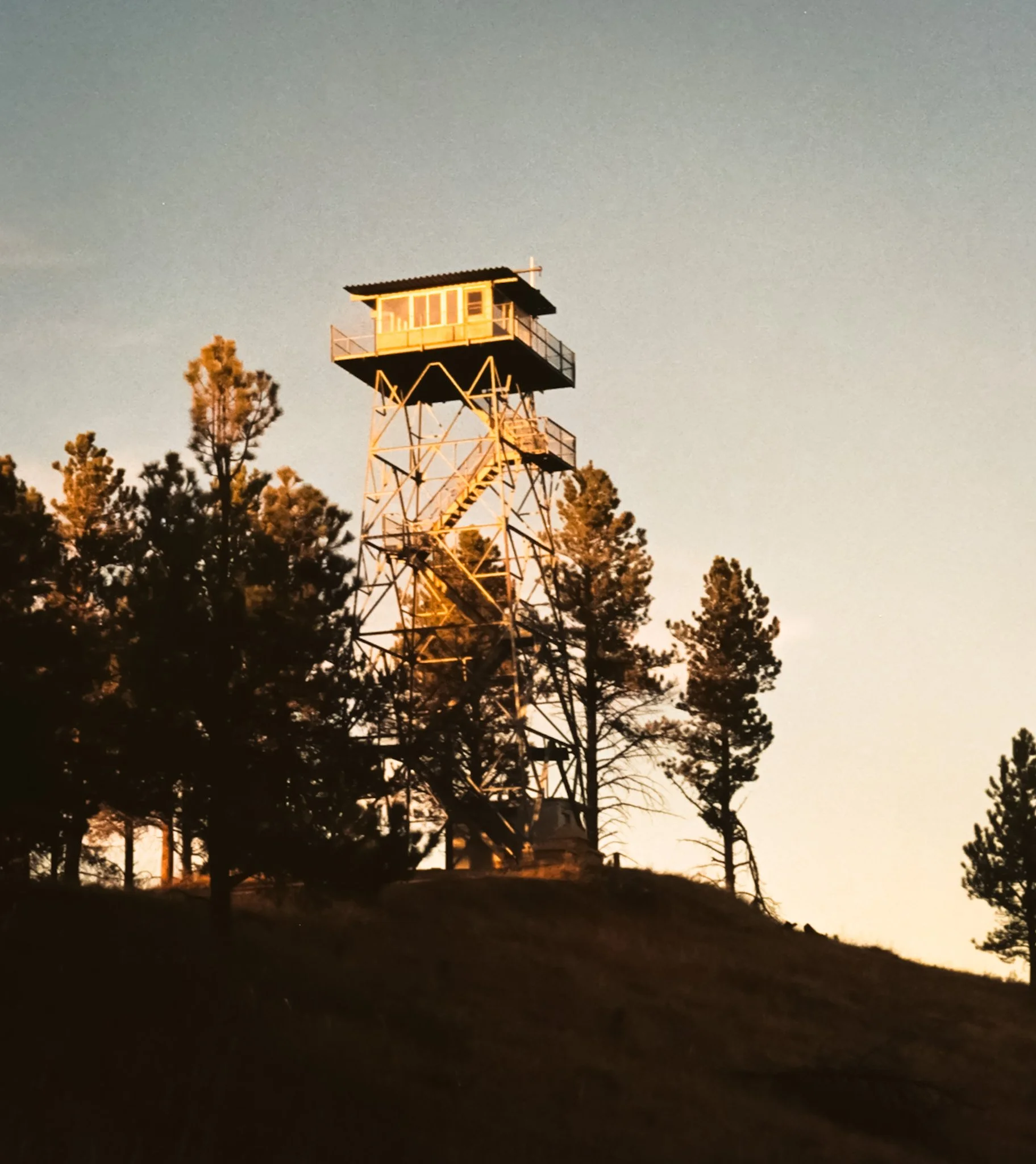  Fire watch tower in Custer State Park 