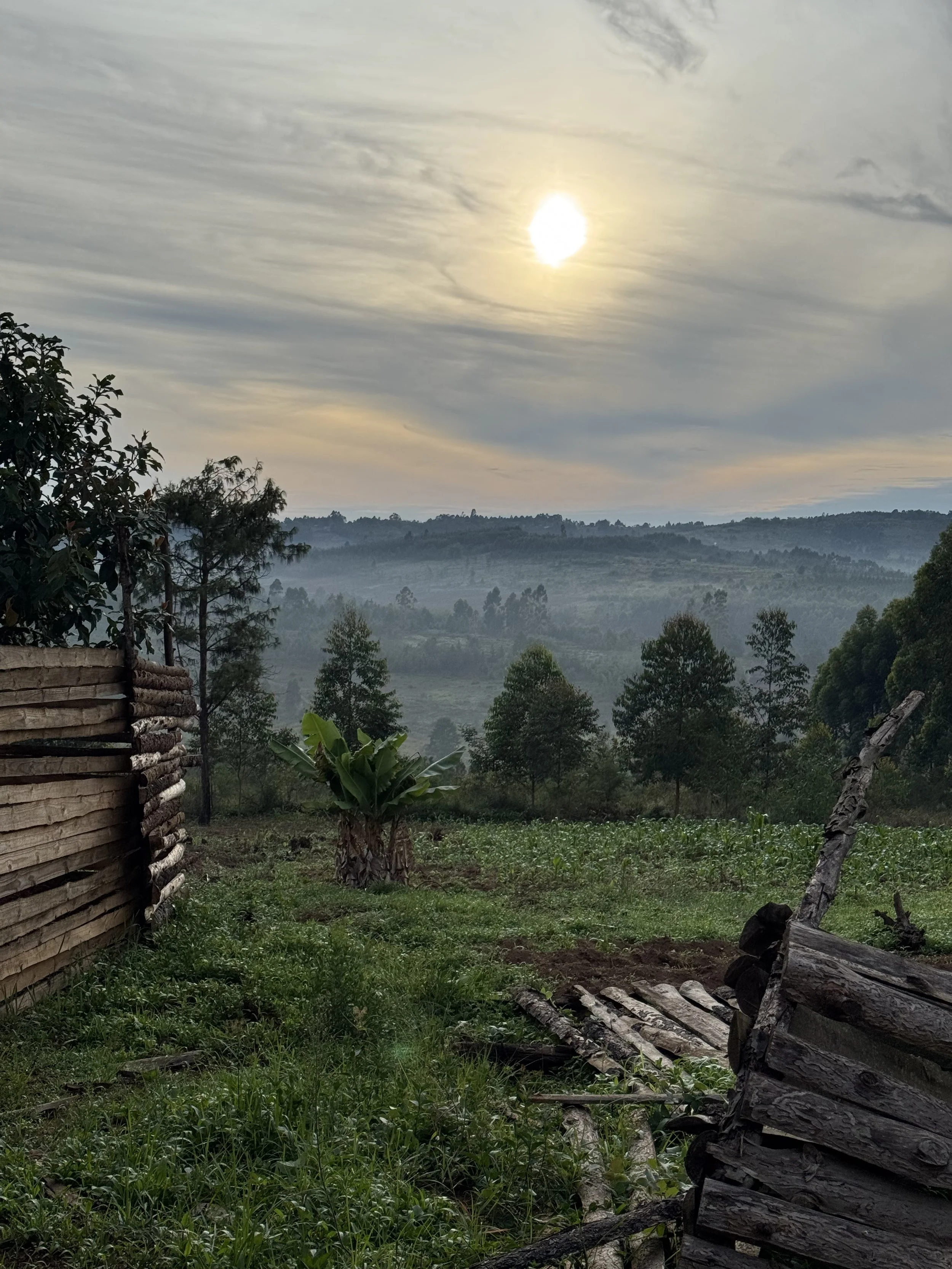  A sunrise over the valley 