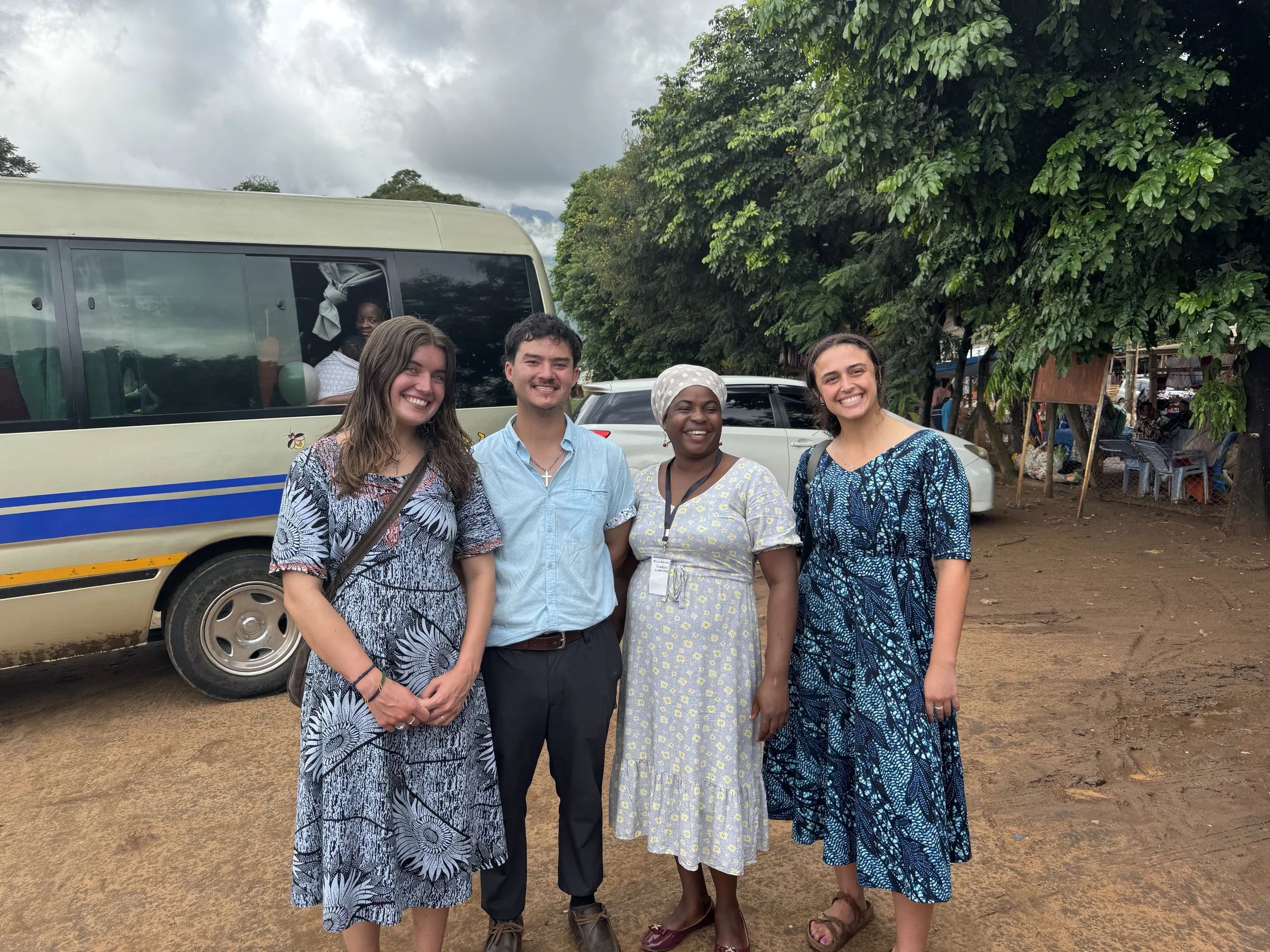 Group photo at health clinic in Morogoro