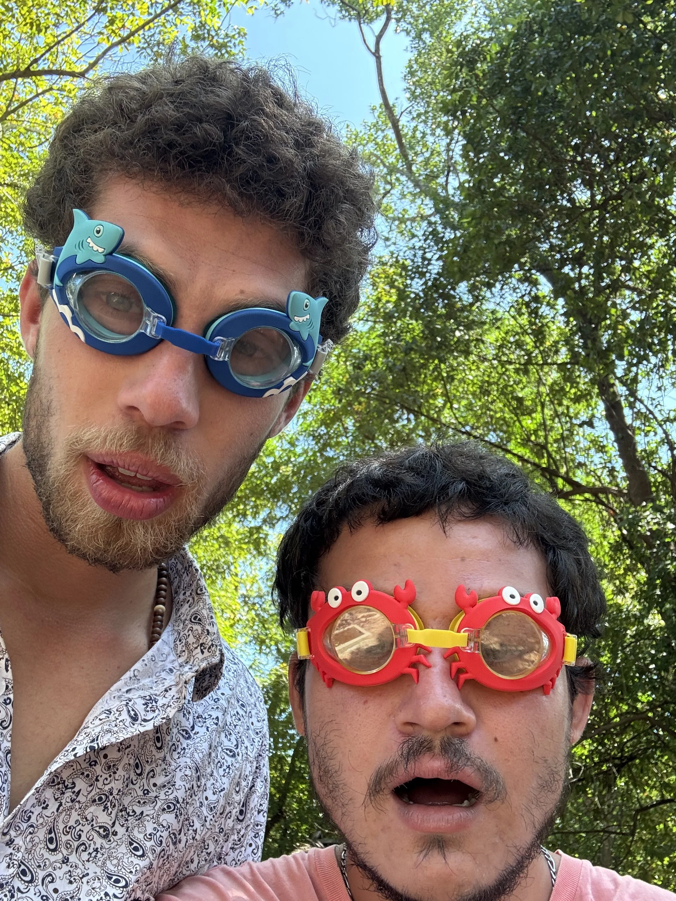  We got goggles 