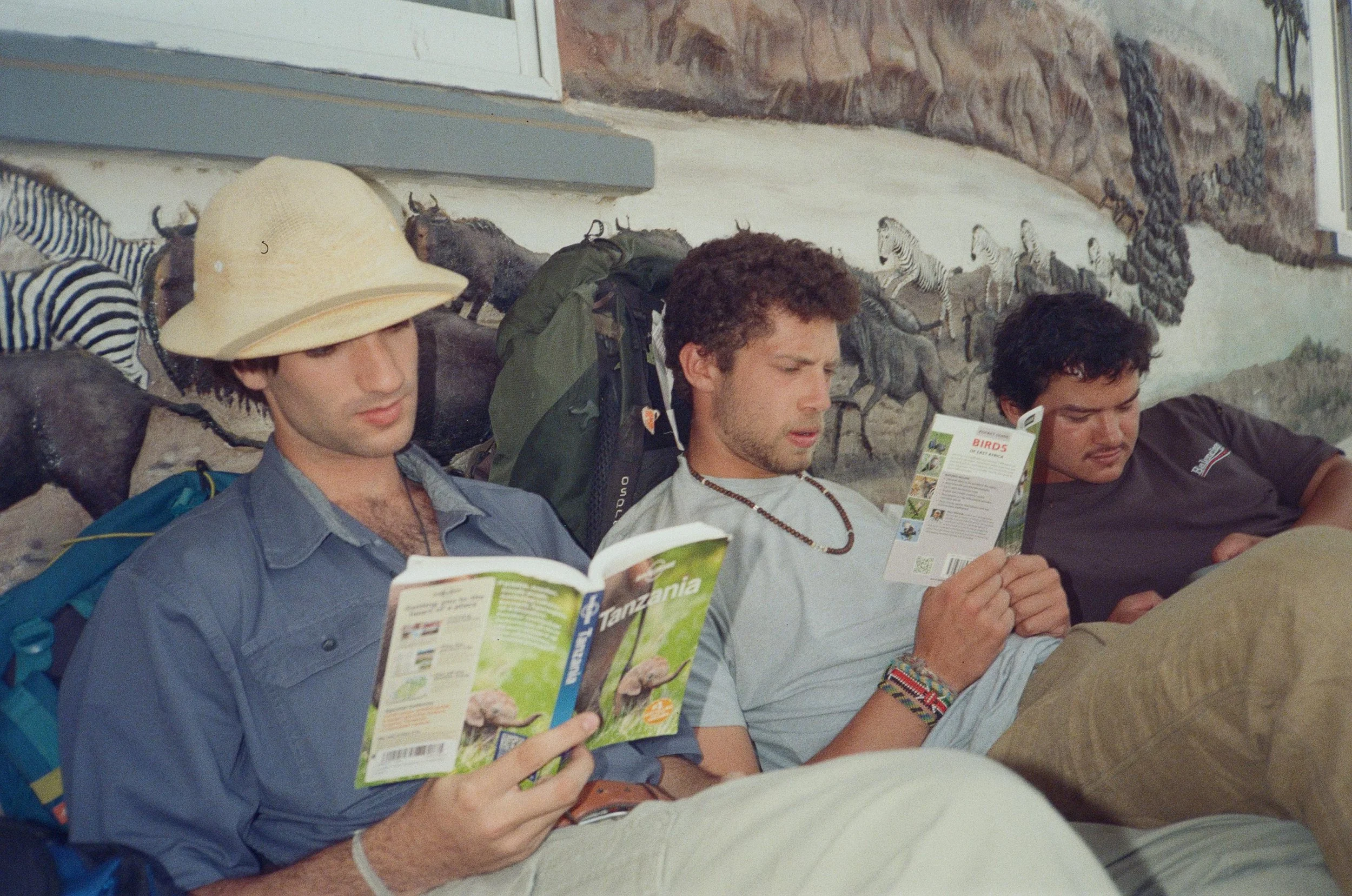  Studying our safari guides 