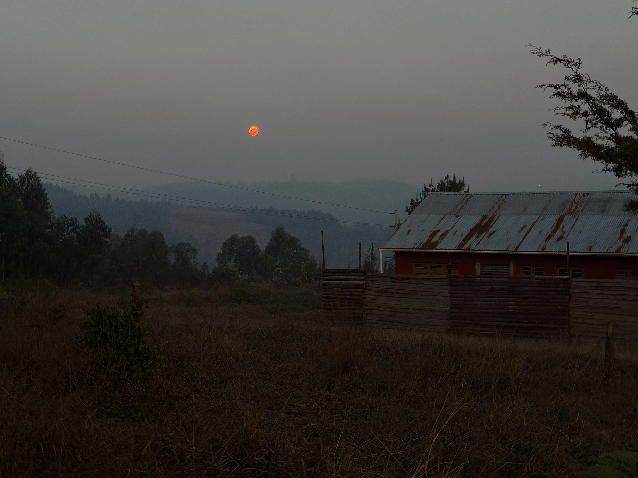  Moonrise over my house 