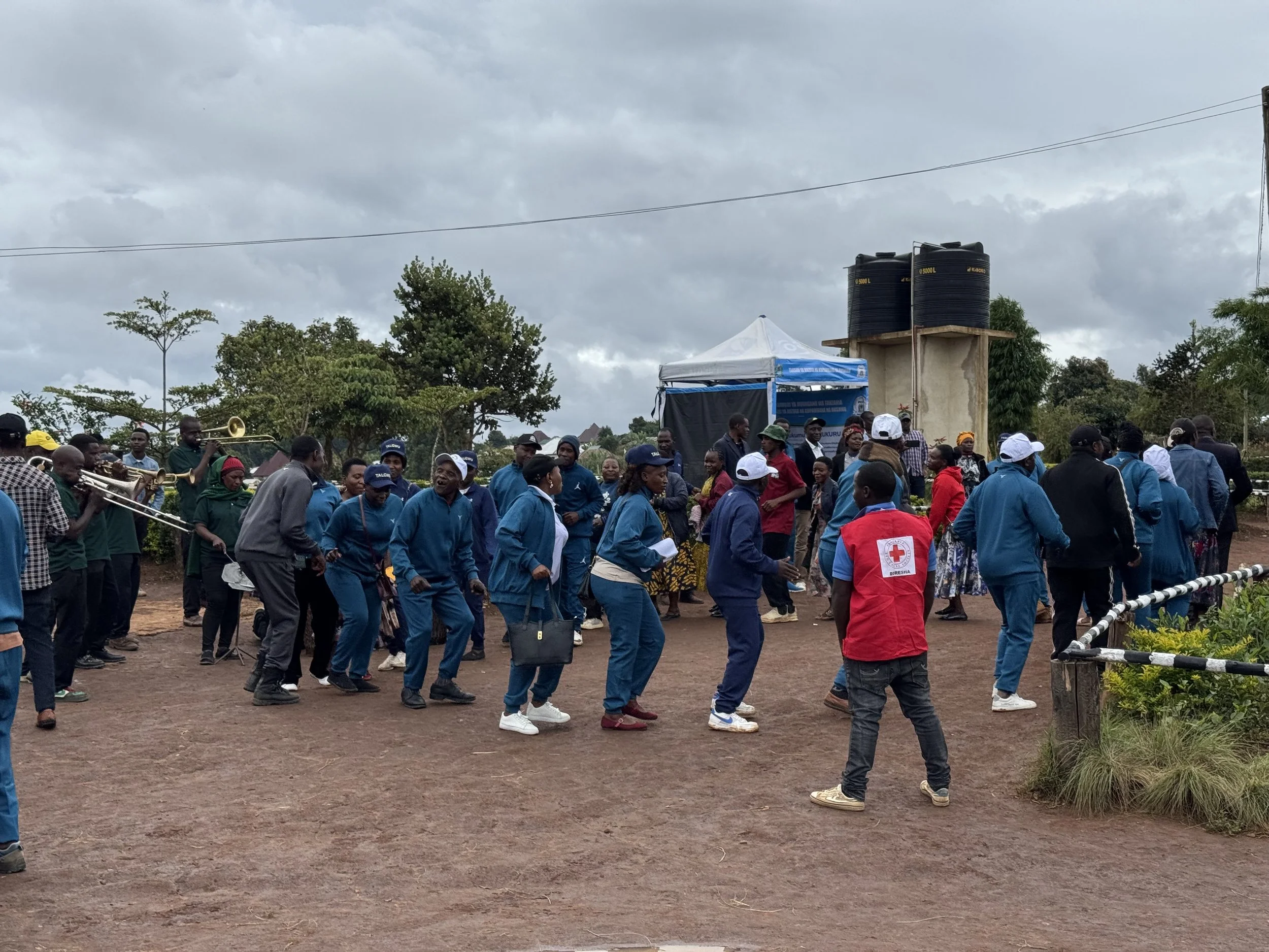 The government brings a torch through all of Tanzania, representing freedom and unity